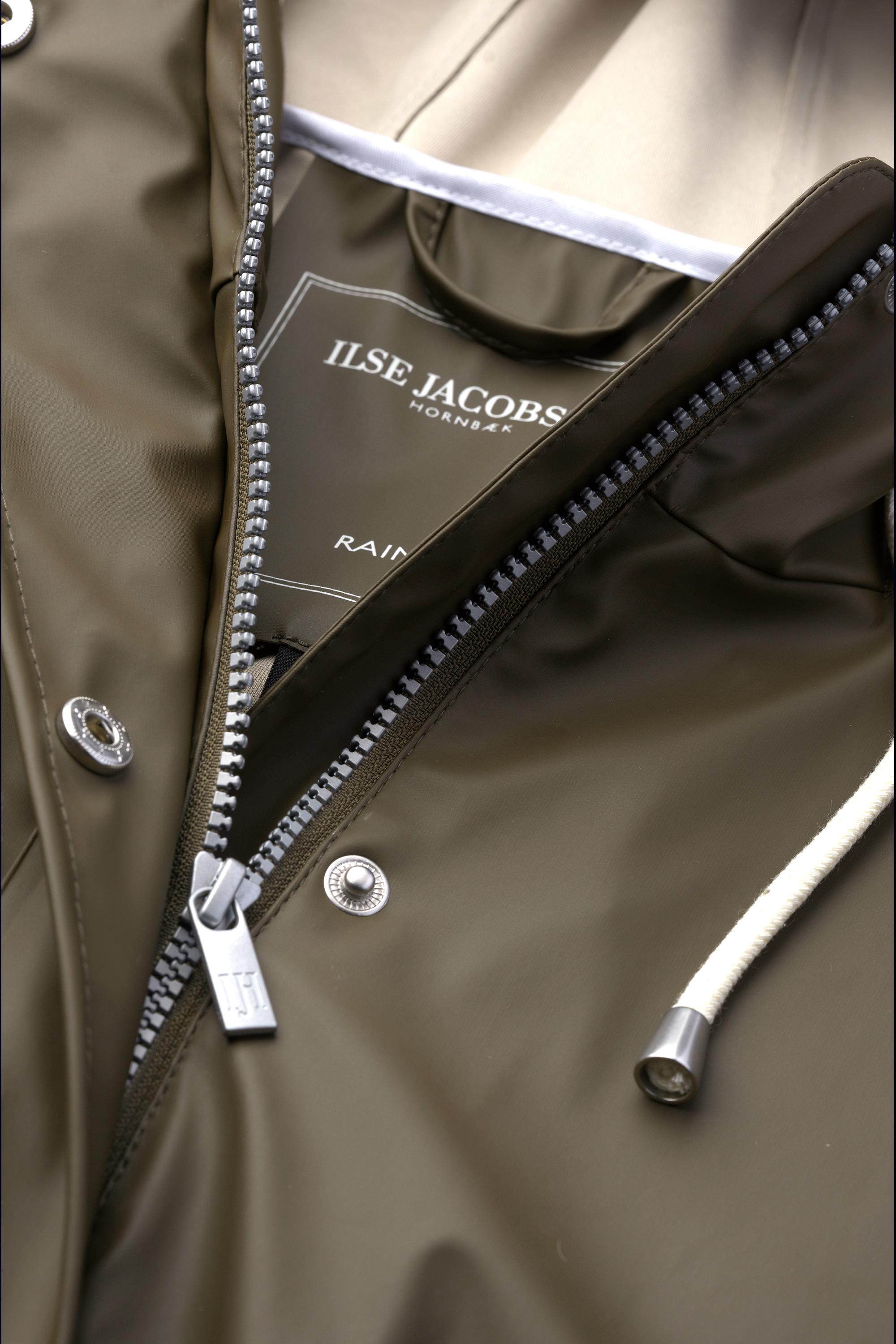 Long Parka Rain Jacket - Wren