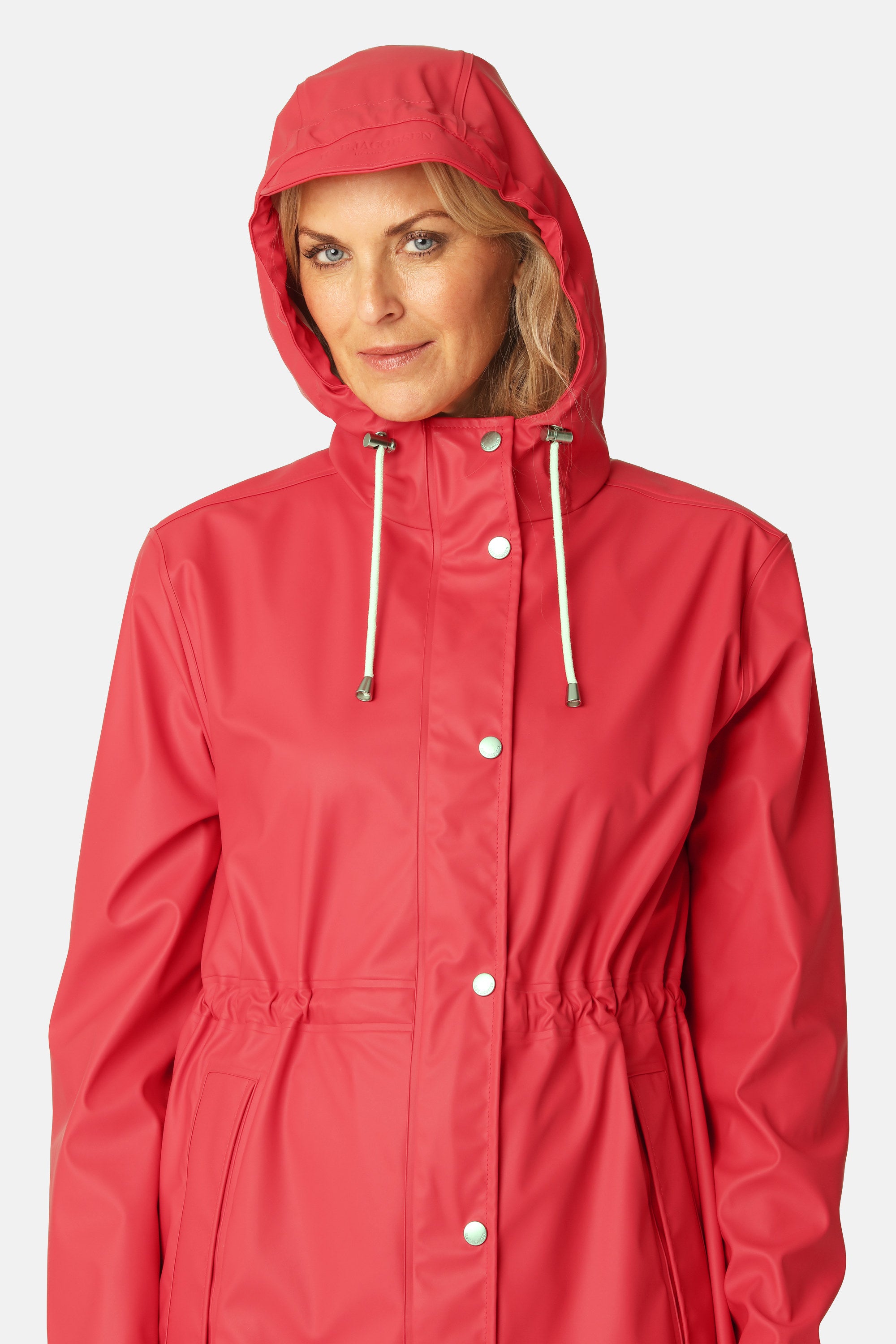 Long Parka Rain Jacket - Baked Apple