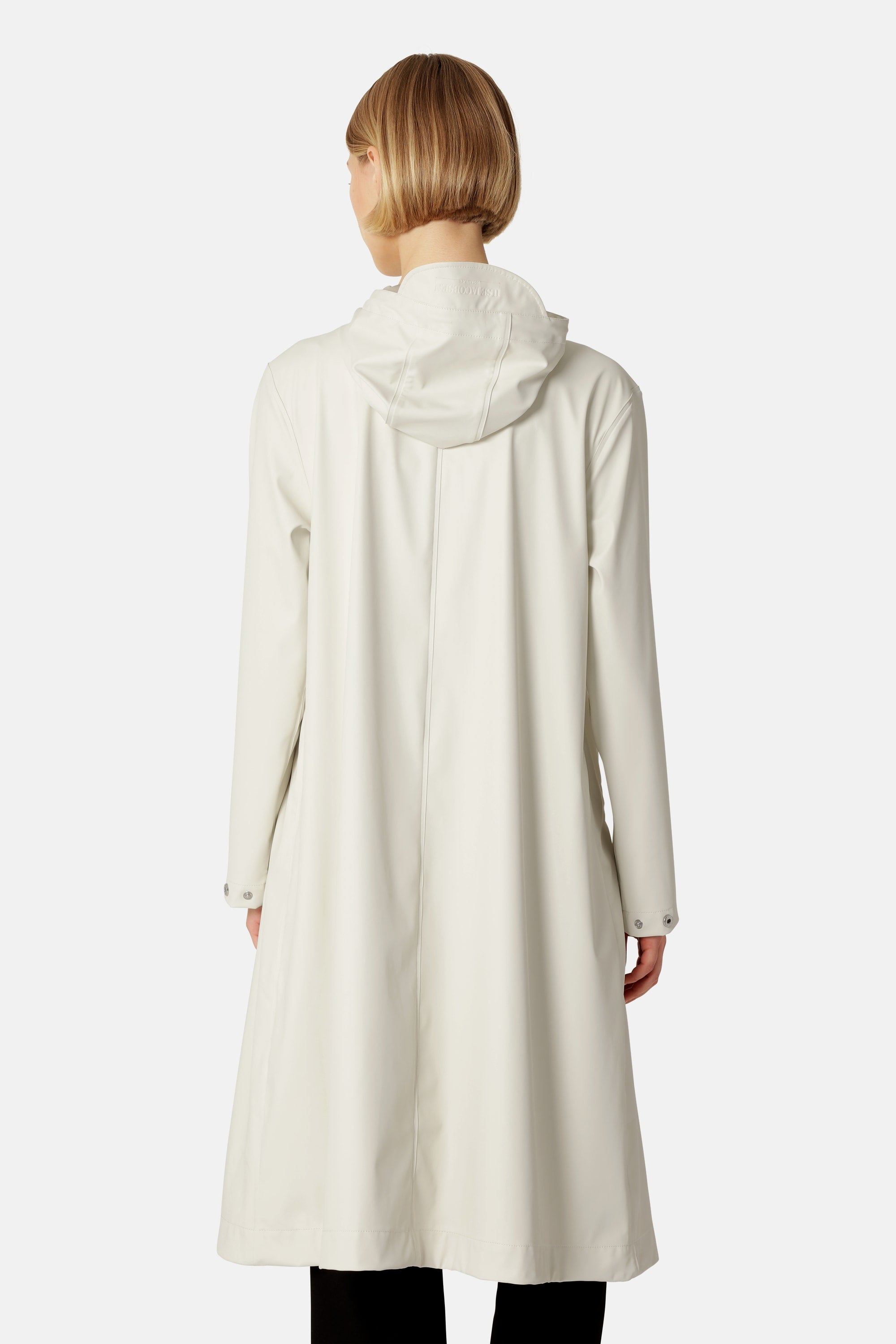 Long Rain Jacket - Milk Creme
