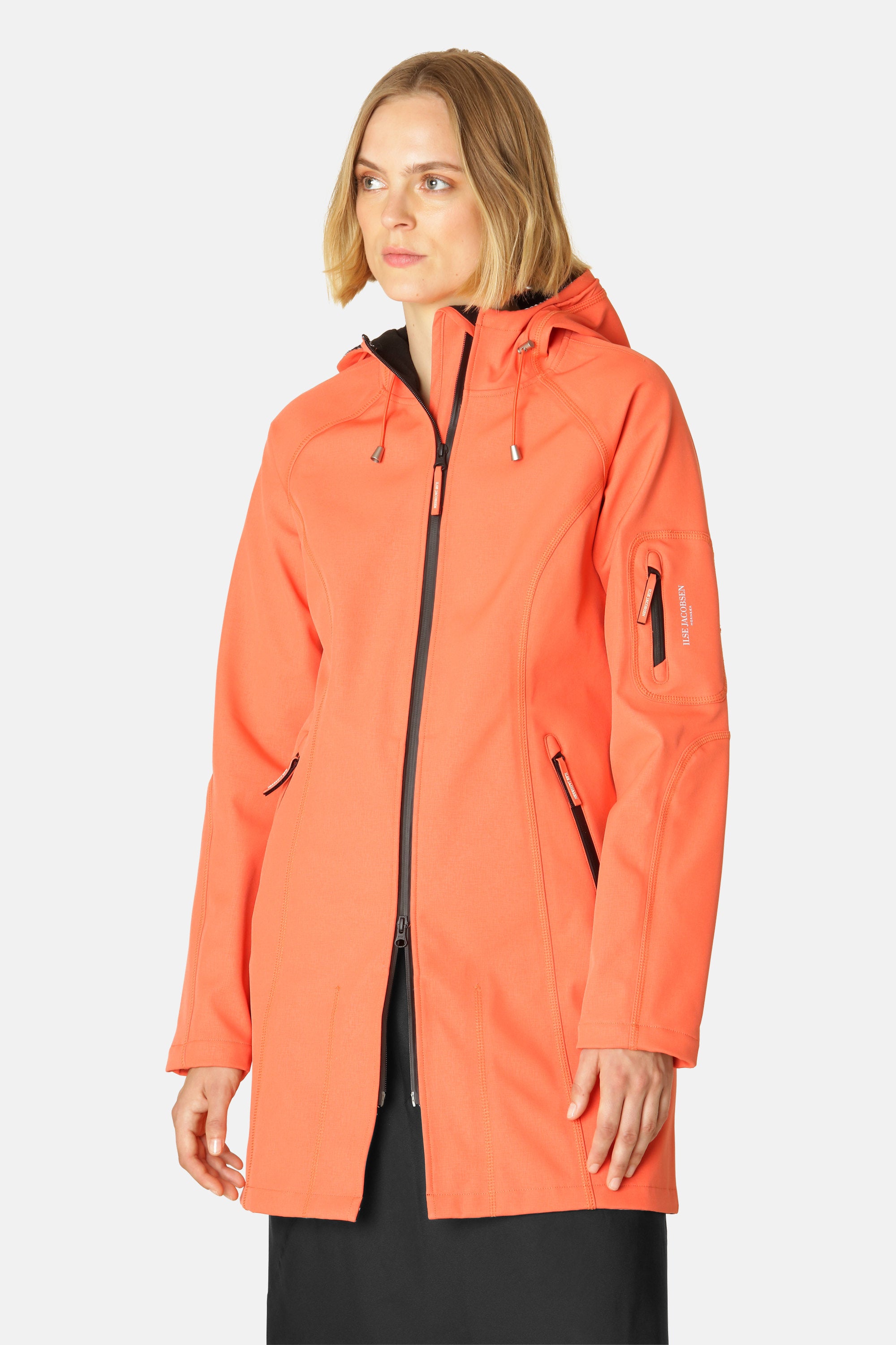 Softshell Raincoat - Hot Orange