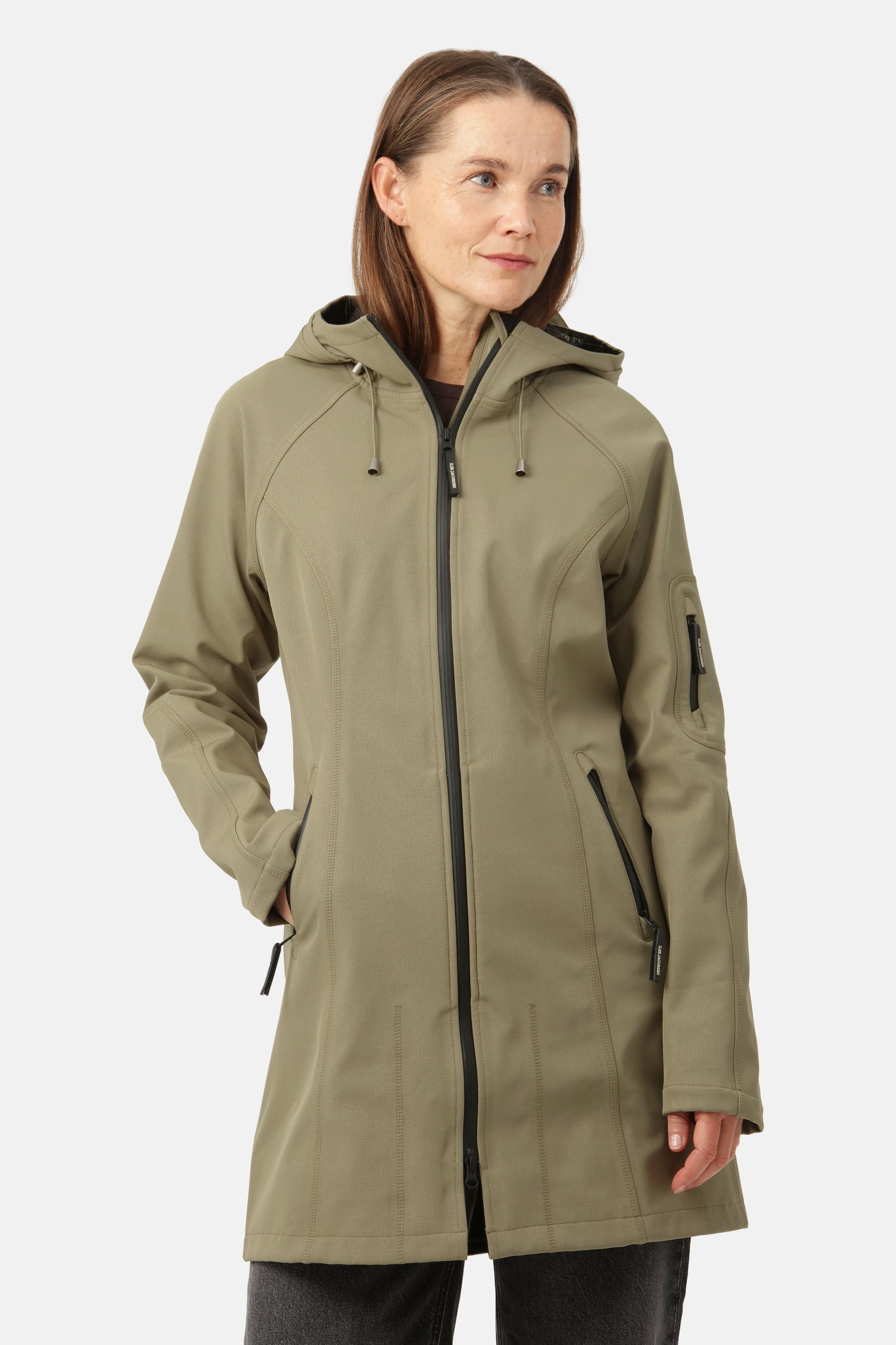 Softshell Raincoat - Covert Green