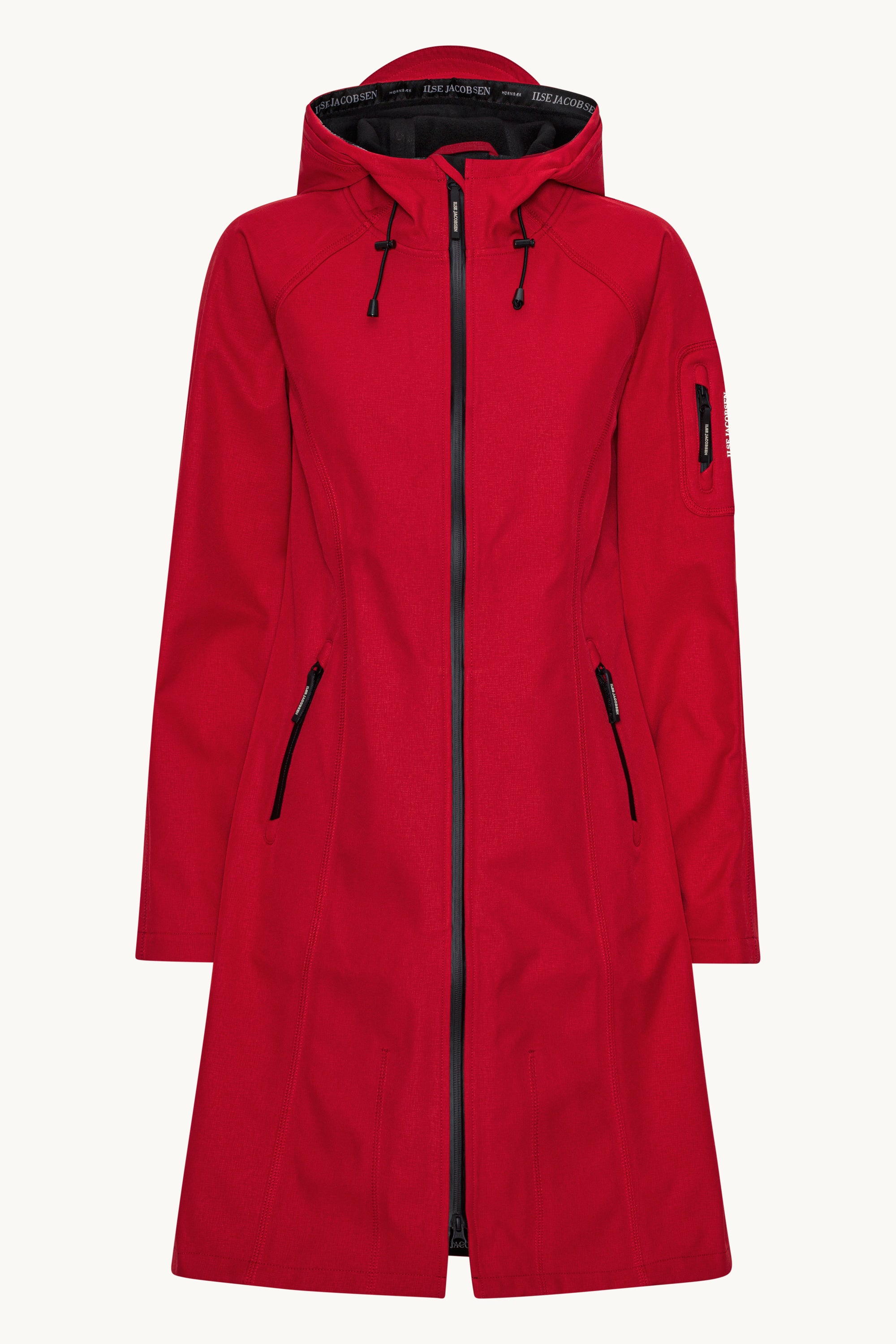 Long Softshell Raincoat - Fire