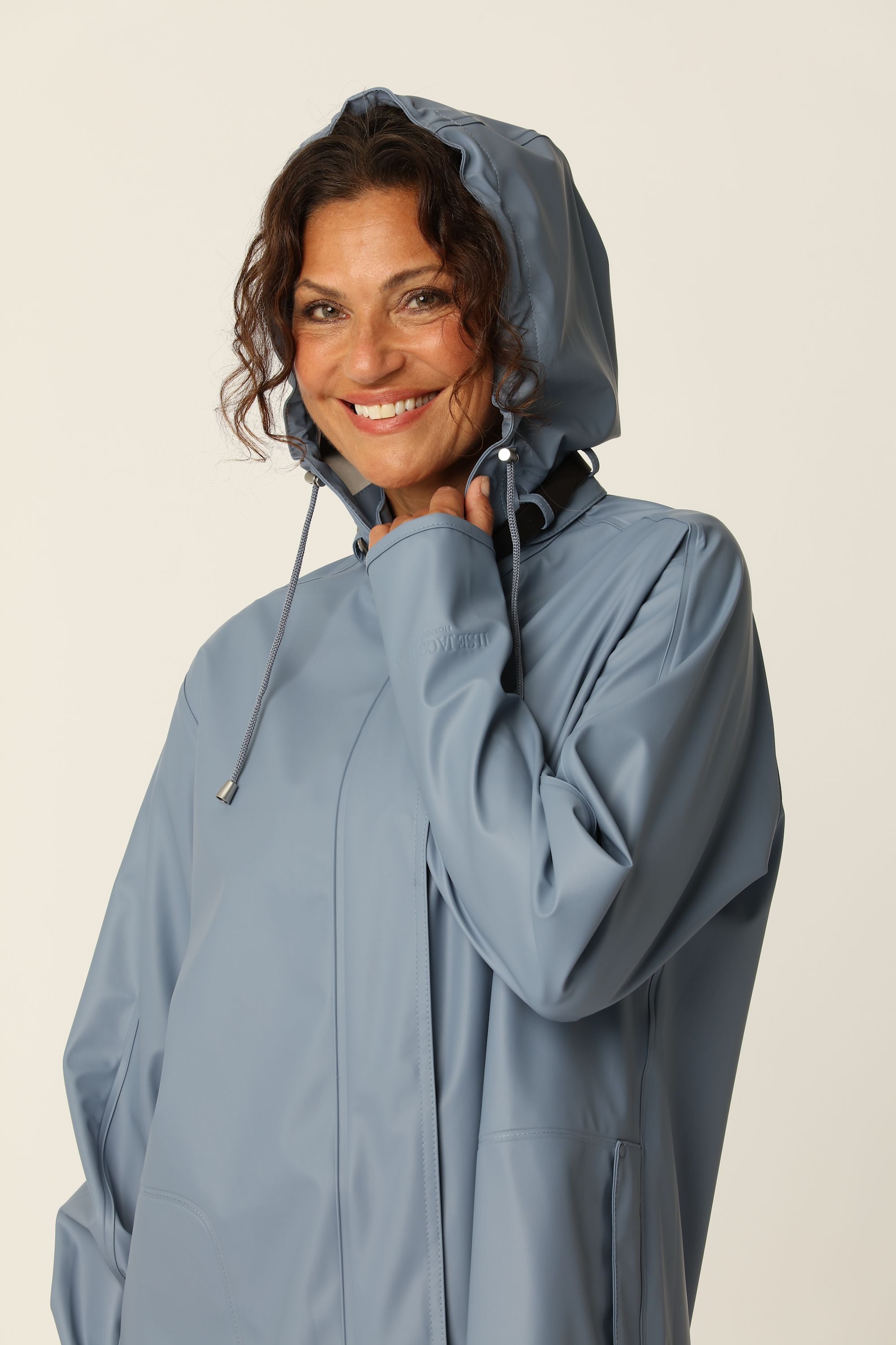 Light Raincoat - Grey Blue