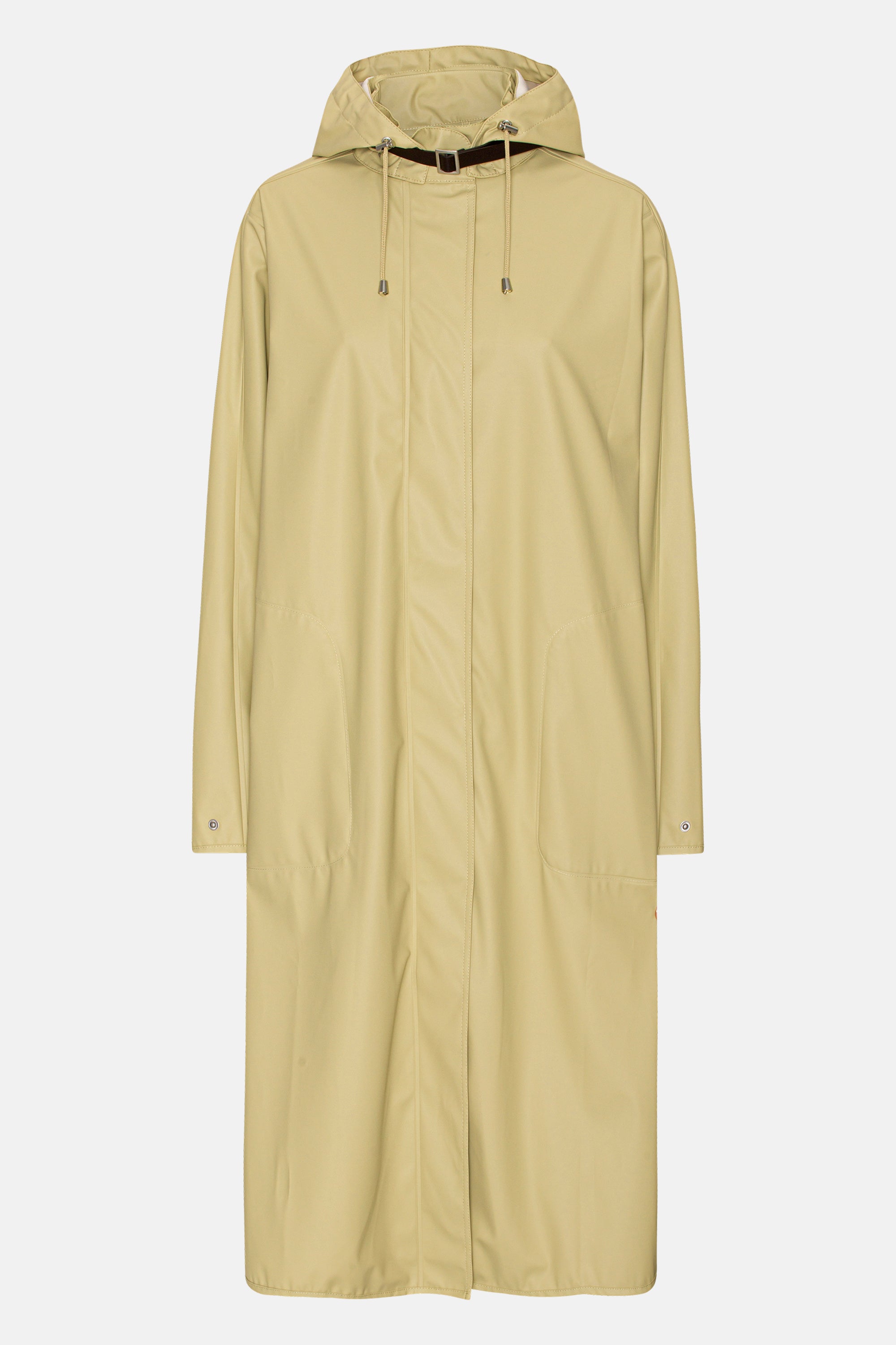 Long Light Raincoat - Olive Grass