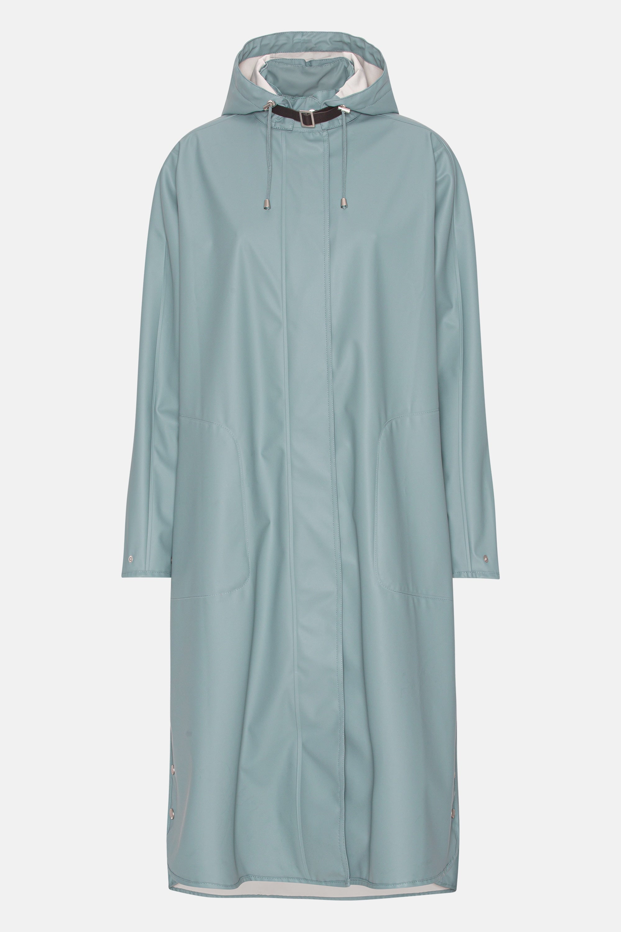 Long Light Raincoat - Blue Cloud
