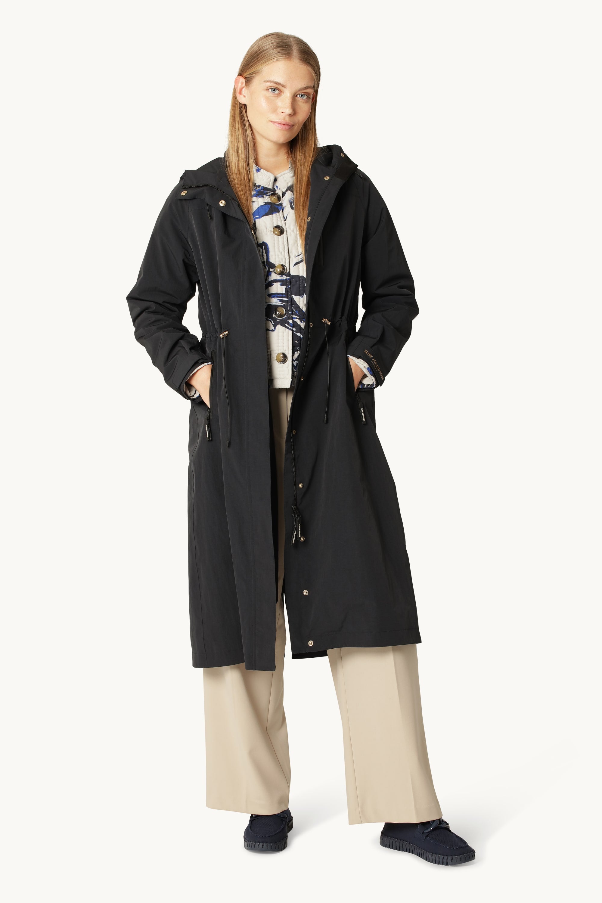 Imperméable Technique Long - Dark Indigo