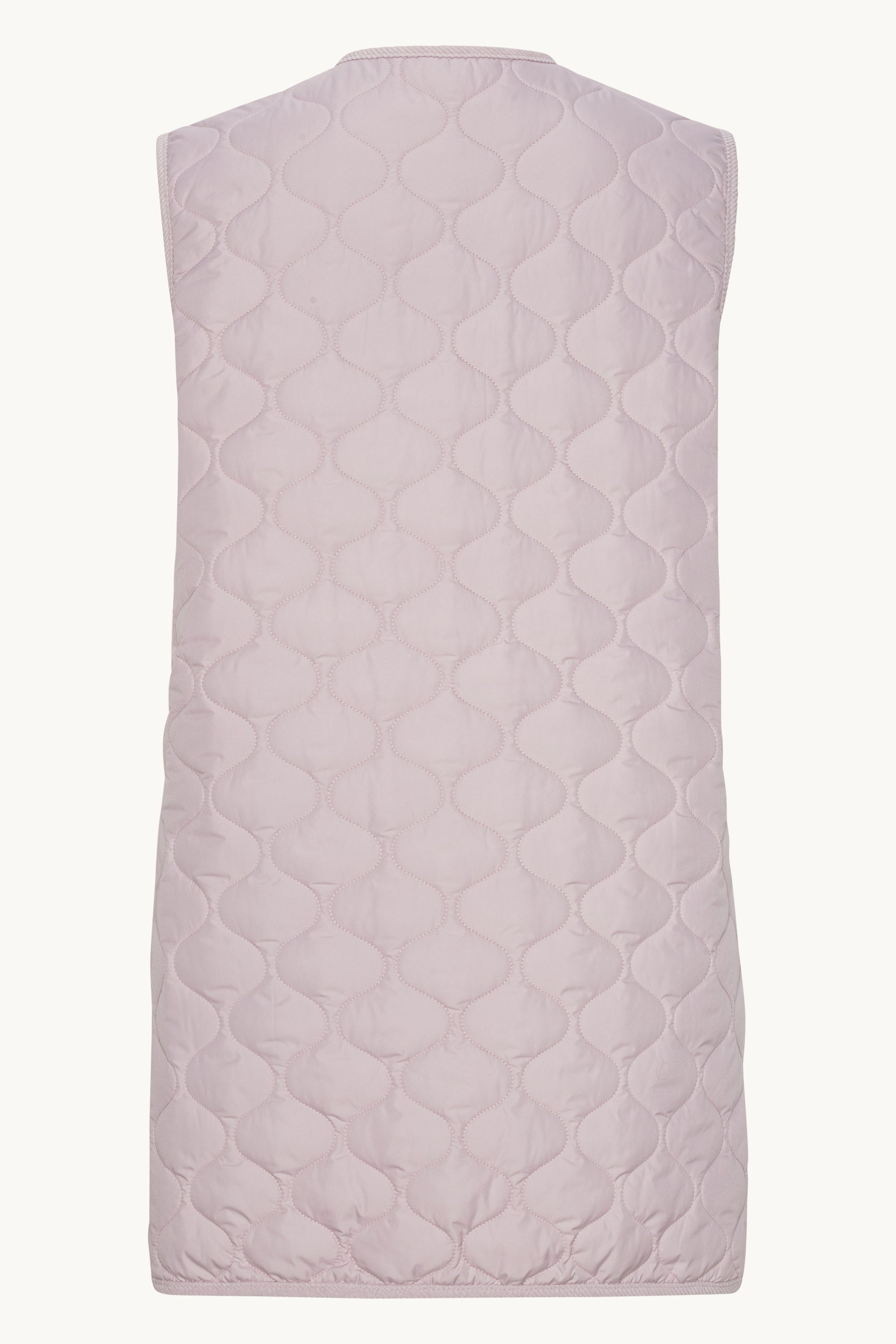 Gilet Long Quilt - Béton