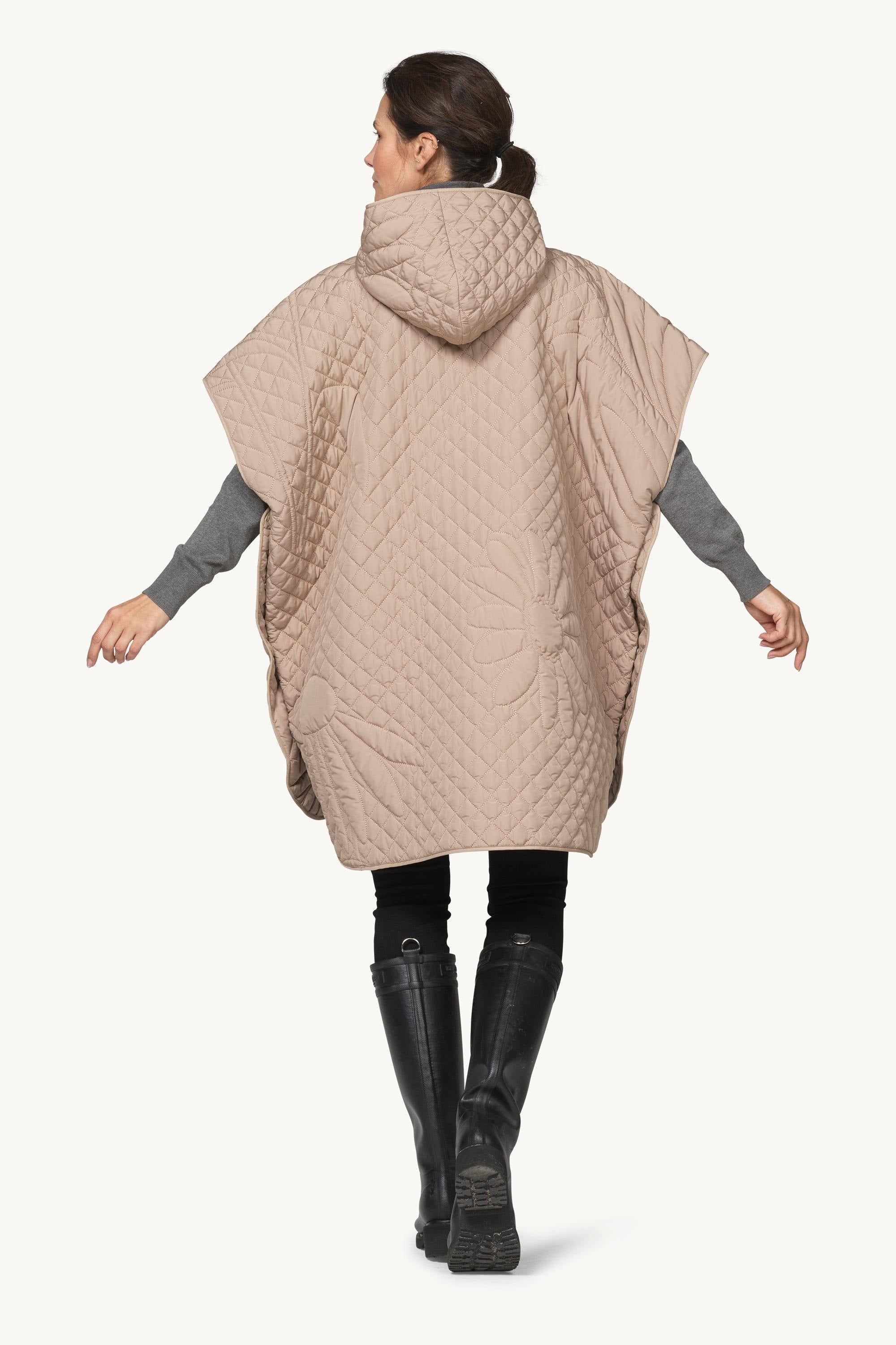 Quilted Cape - Sepia Tint