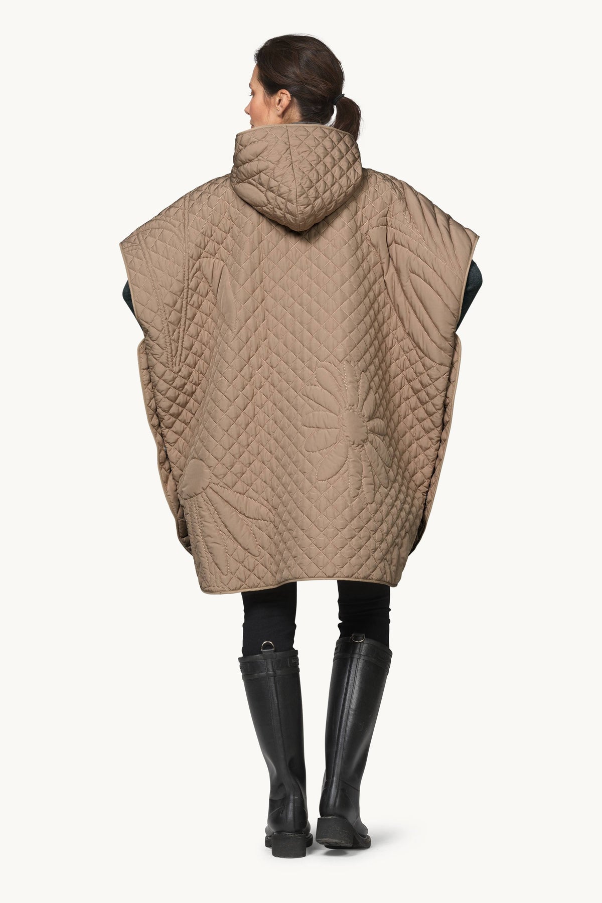 Quilted Cape - Sepia Tint