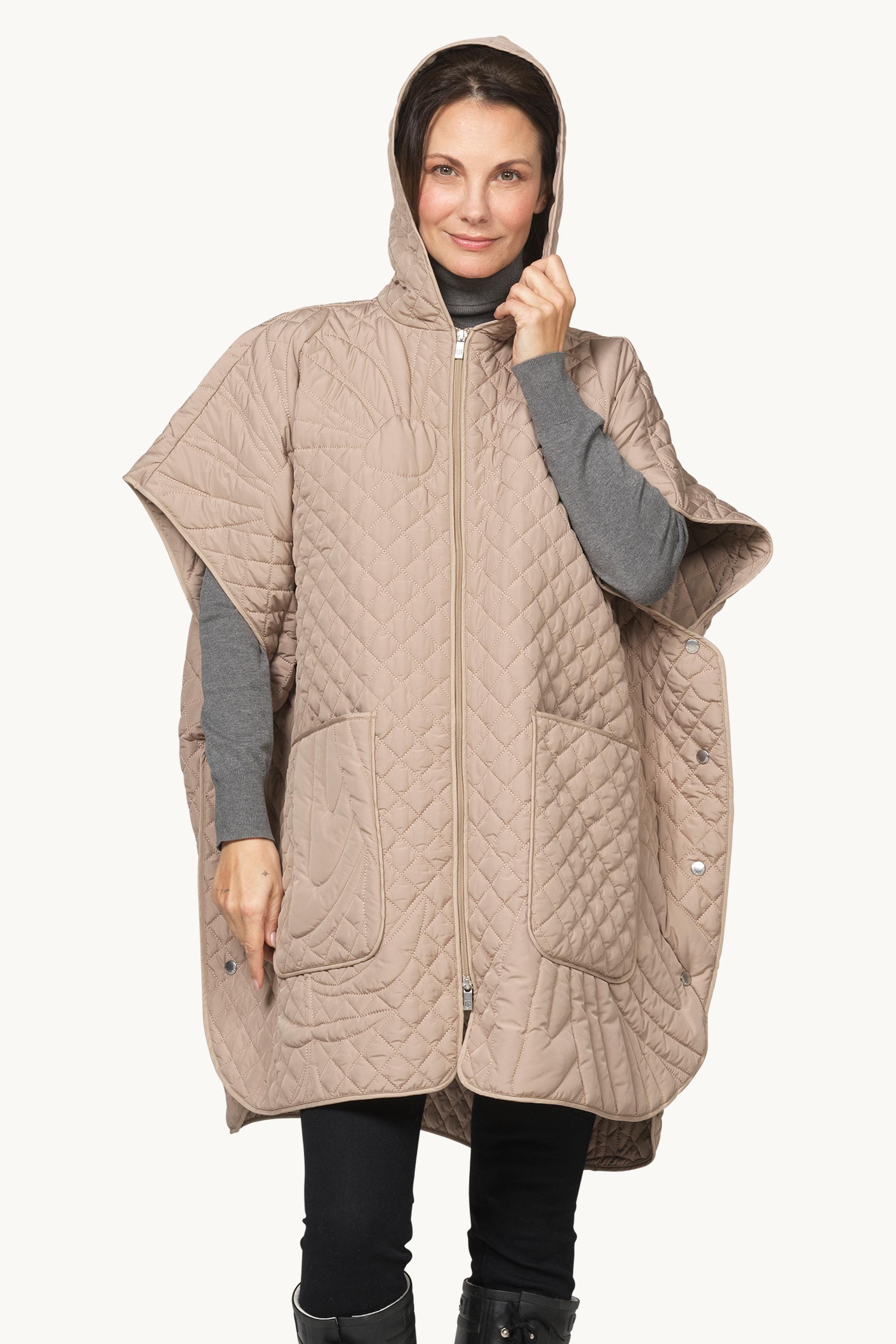 Quilted Cape - Sepia Tint