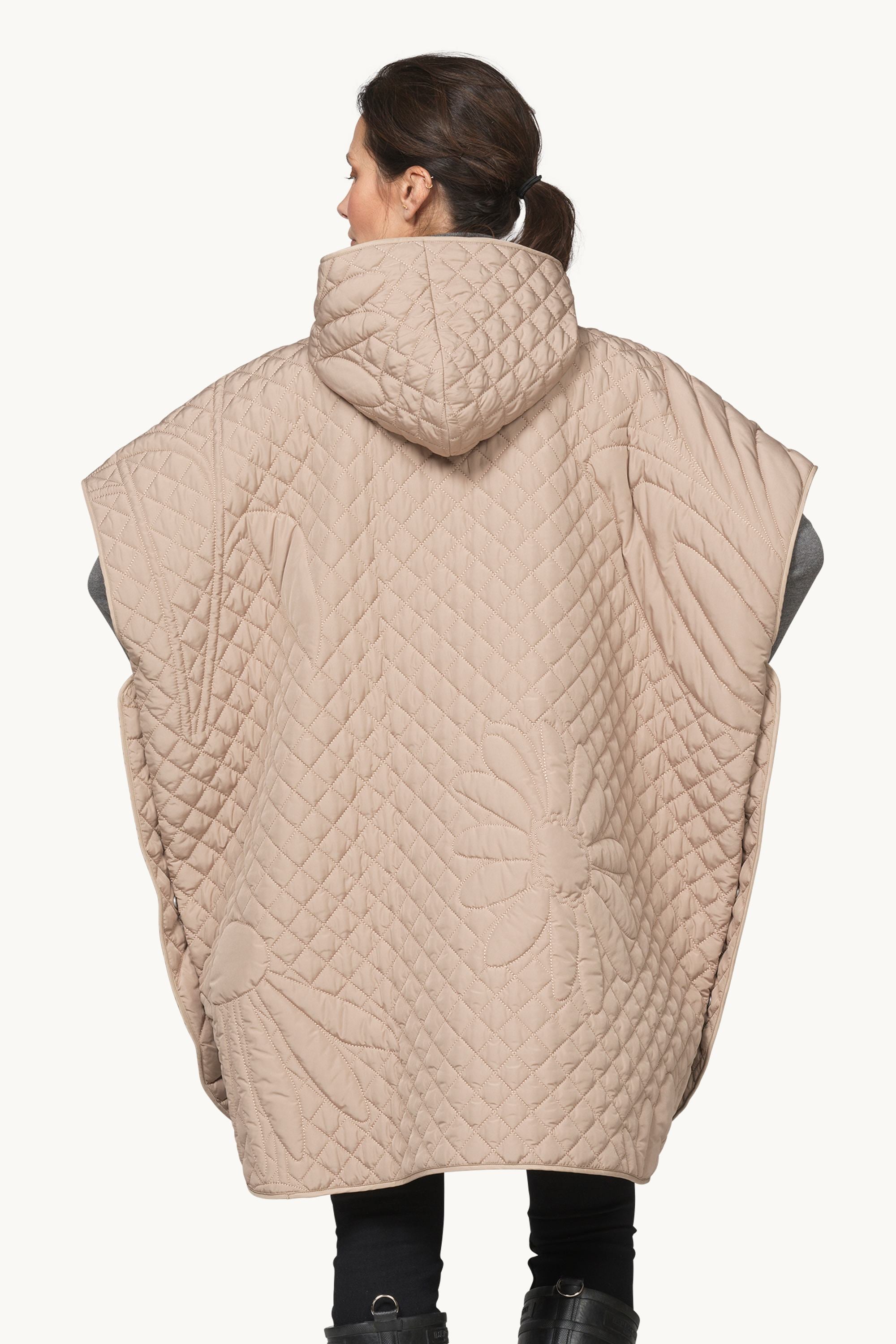 Quilted Cape - Sepia Tint