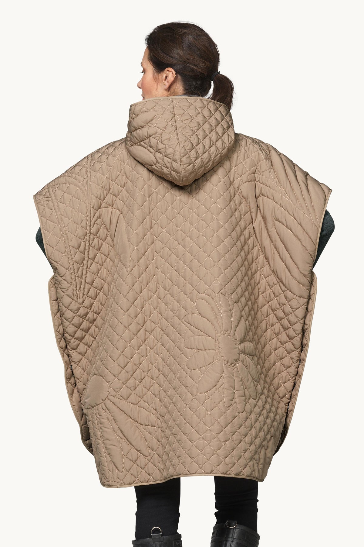Quilted Cape - Sepia Tint