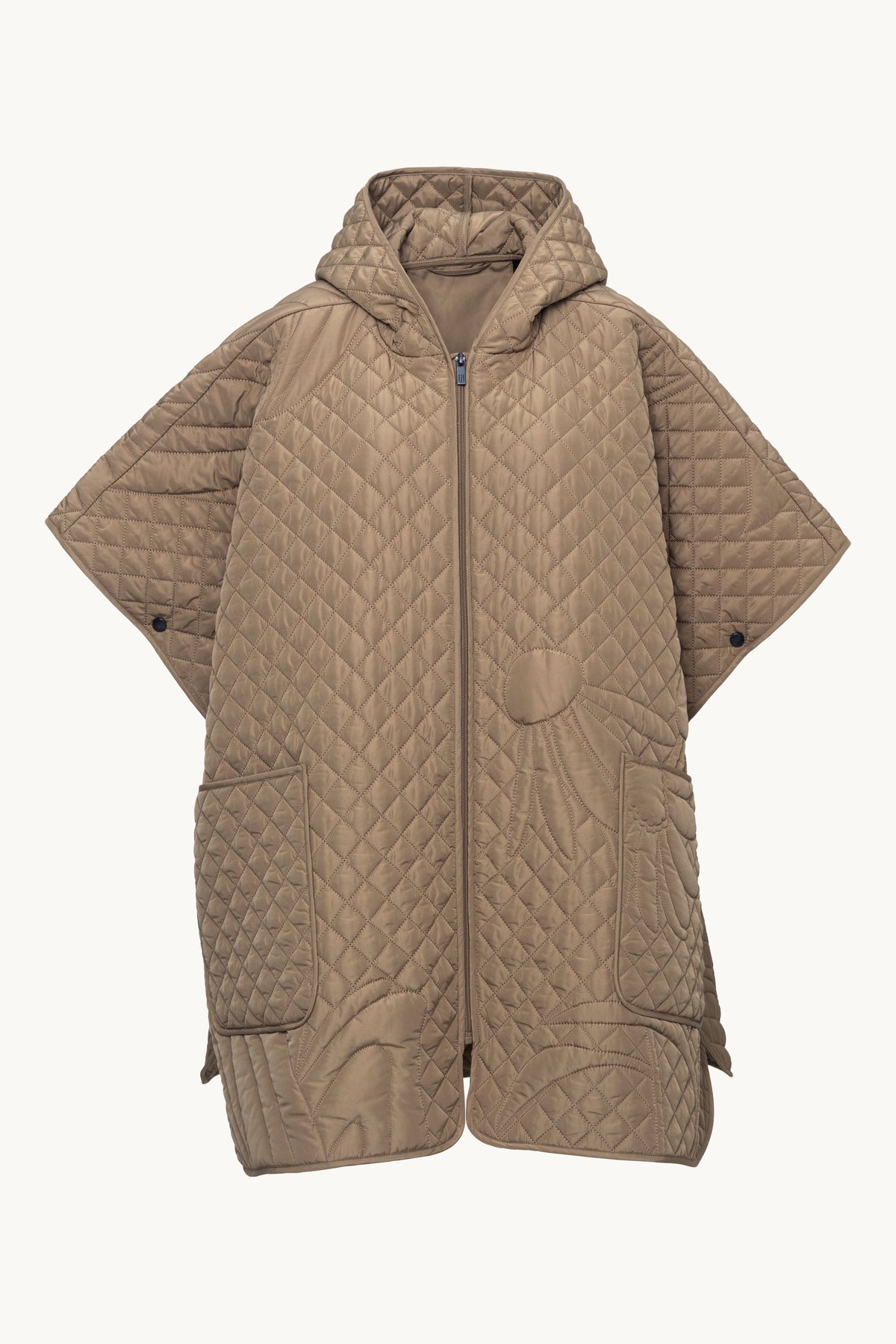 Quilted Cape - Sepia Tint