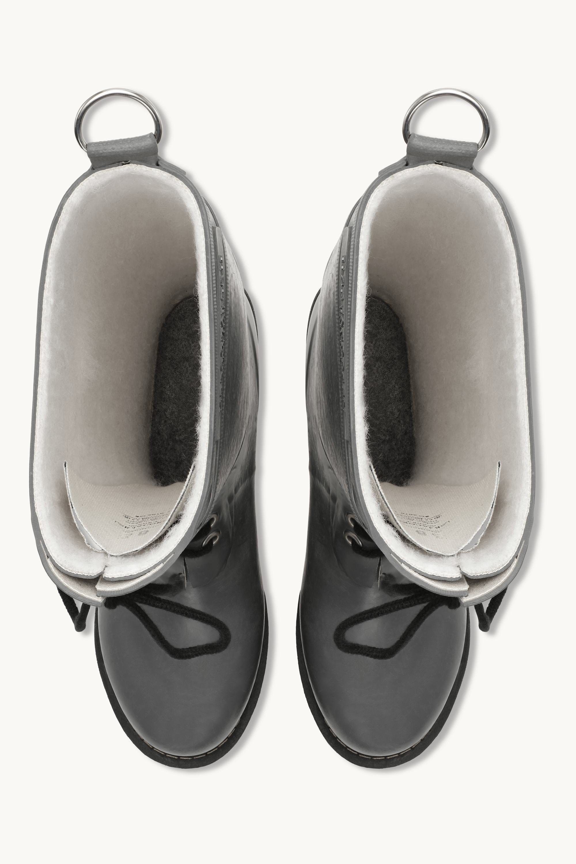 Long Rubber Boots - Grey