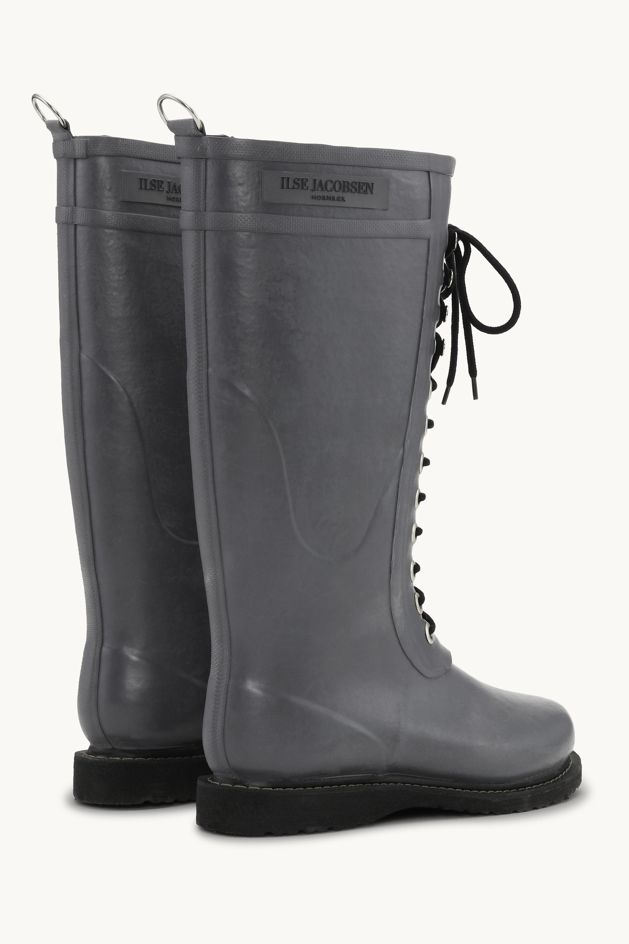 Long Rubber Boots - Grey
