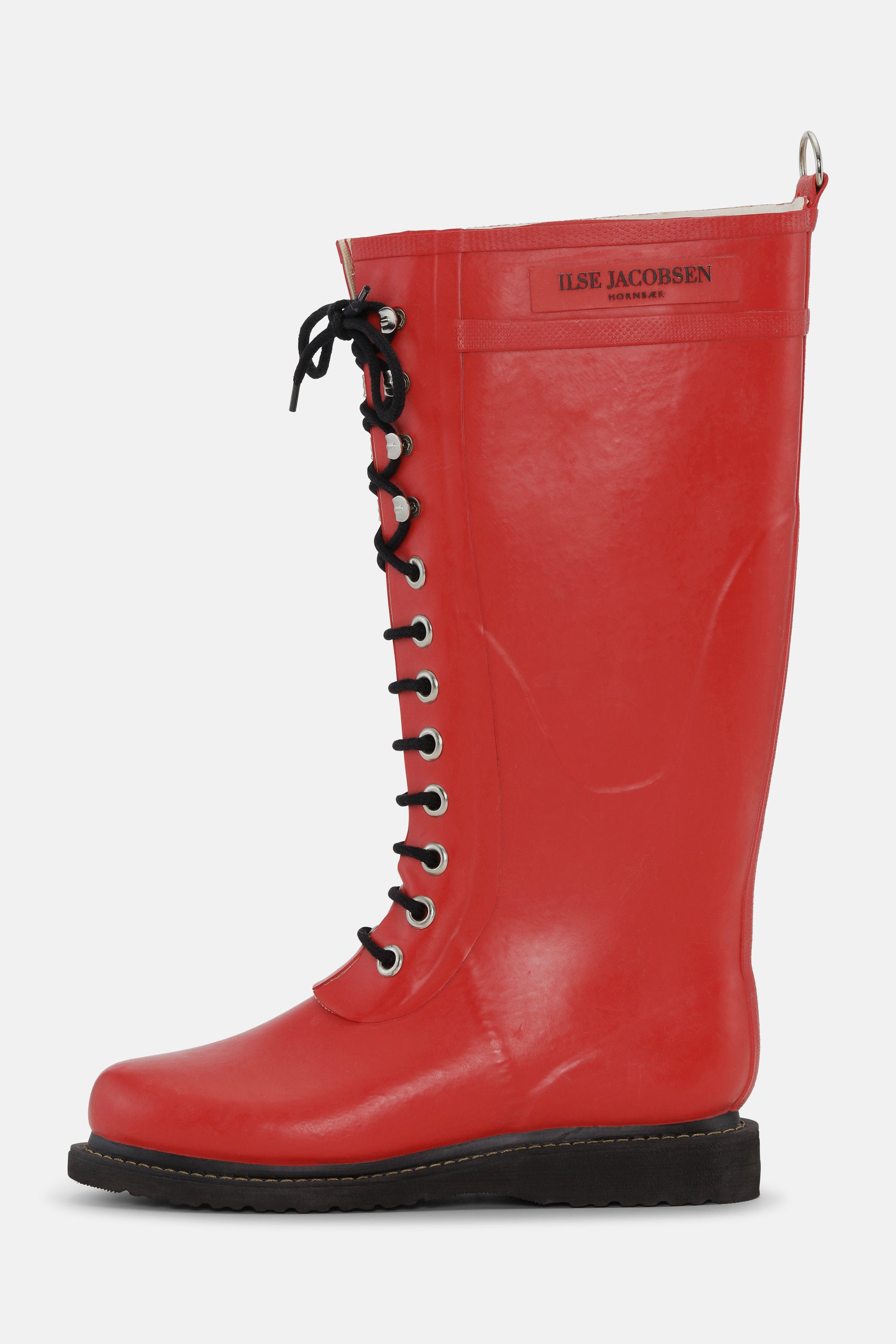 Bottes Longues En Caoutchouc - Rouge Foncé