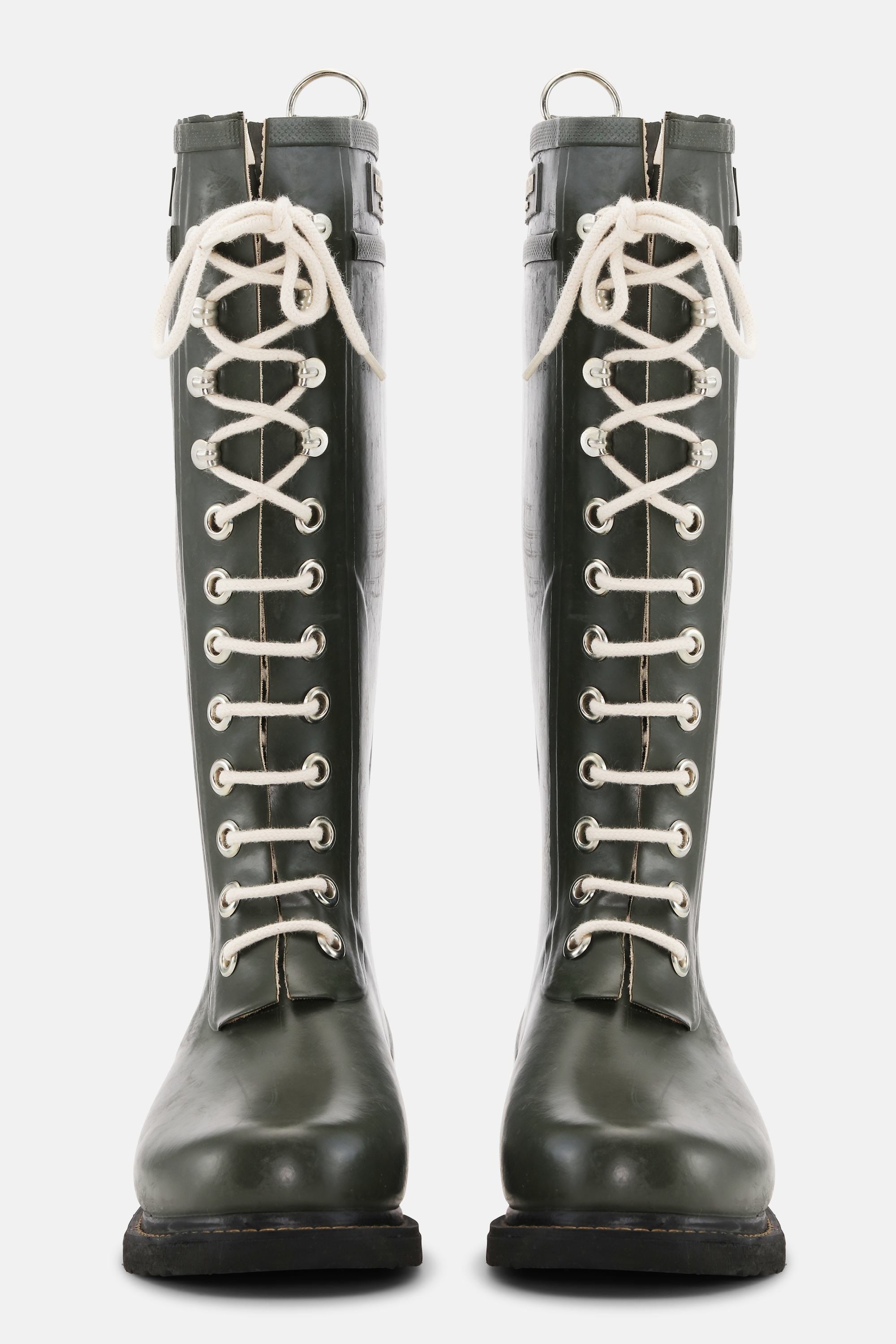 Long Rubber Boots - Army