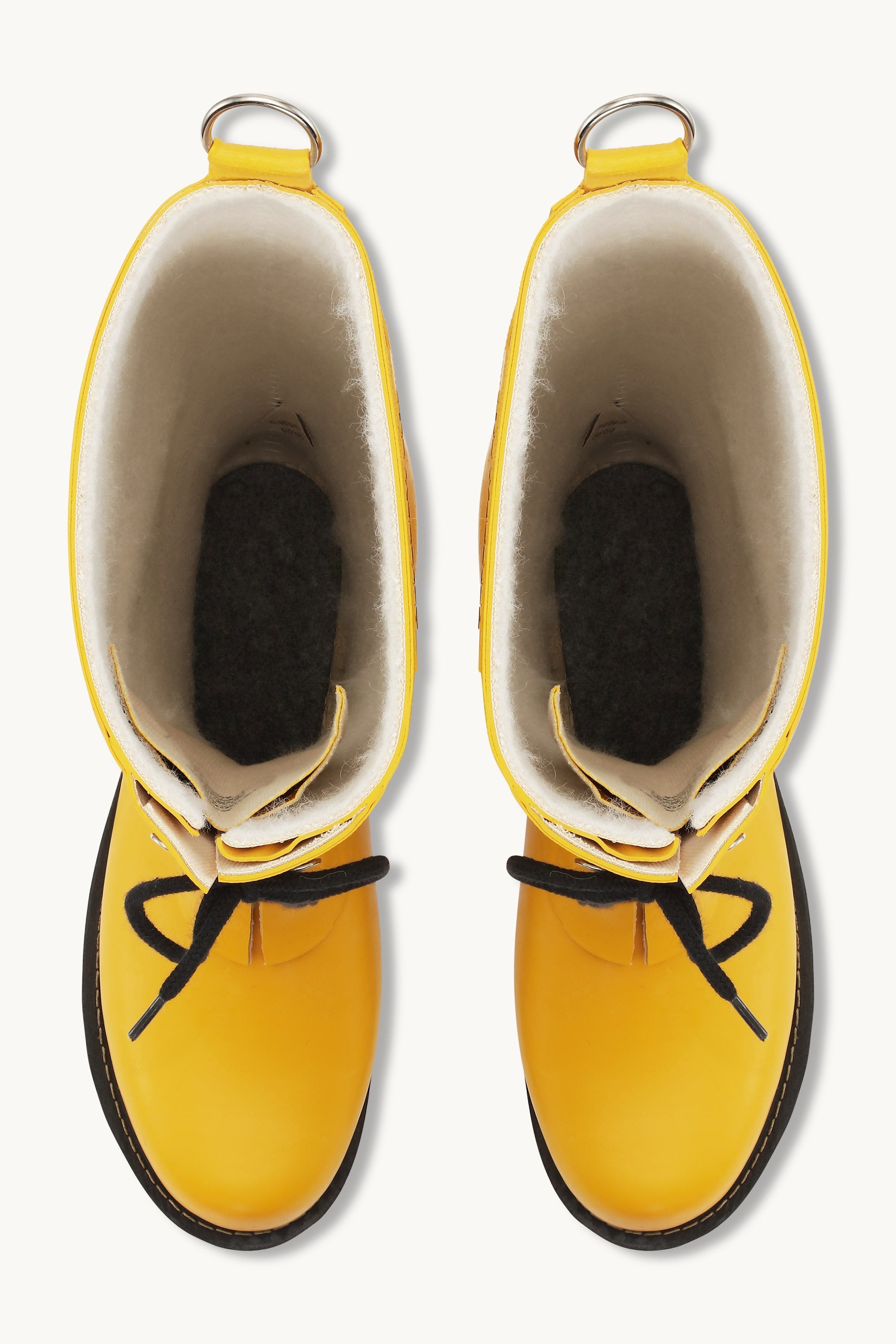 Long Rubber Boots - Cyber Yellow