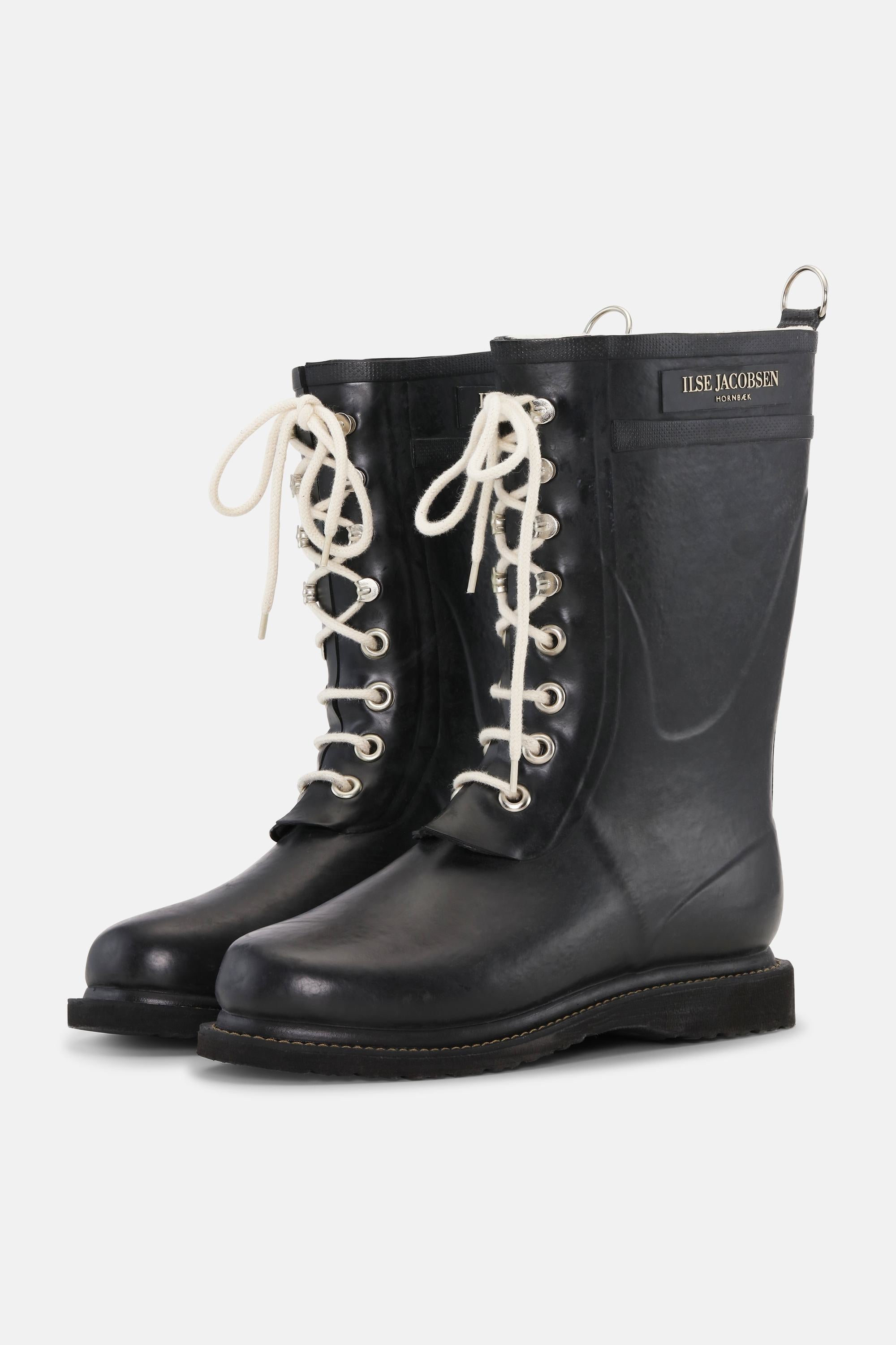 Bottes 3/4 en caoutchouc - Noir