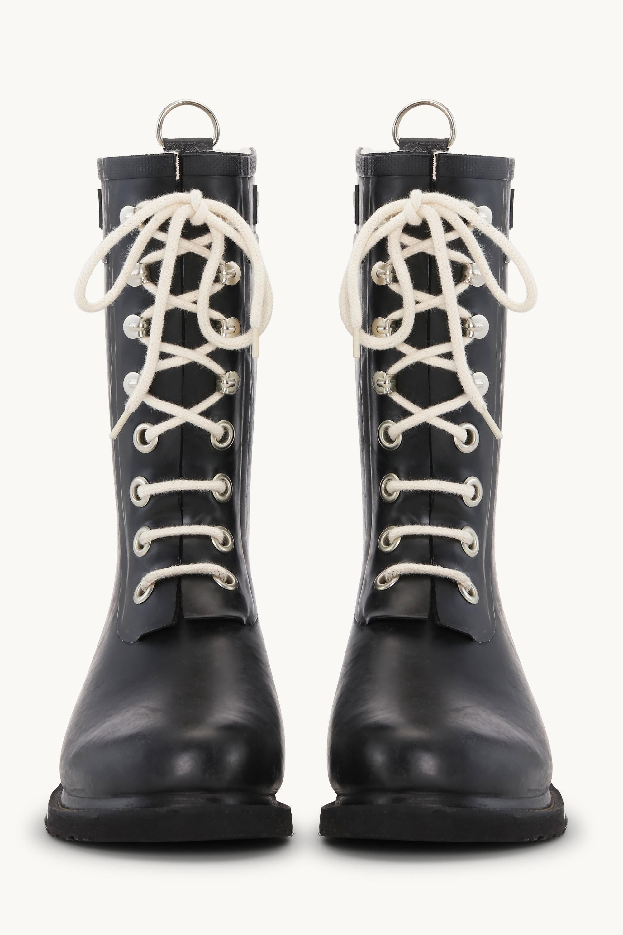 Bottes 3/4 en caoutchouc - Noir