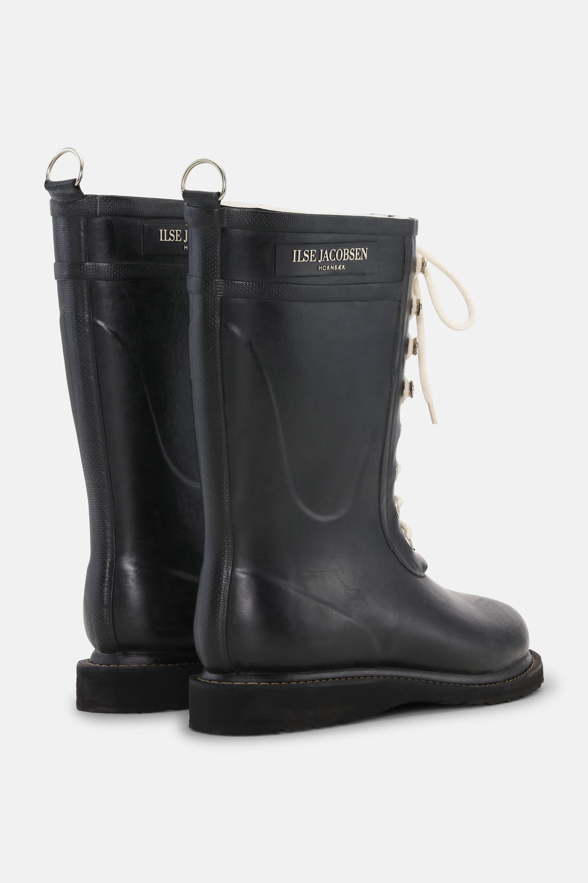 Bottes 3/4 en caoutchouc - Noir