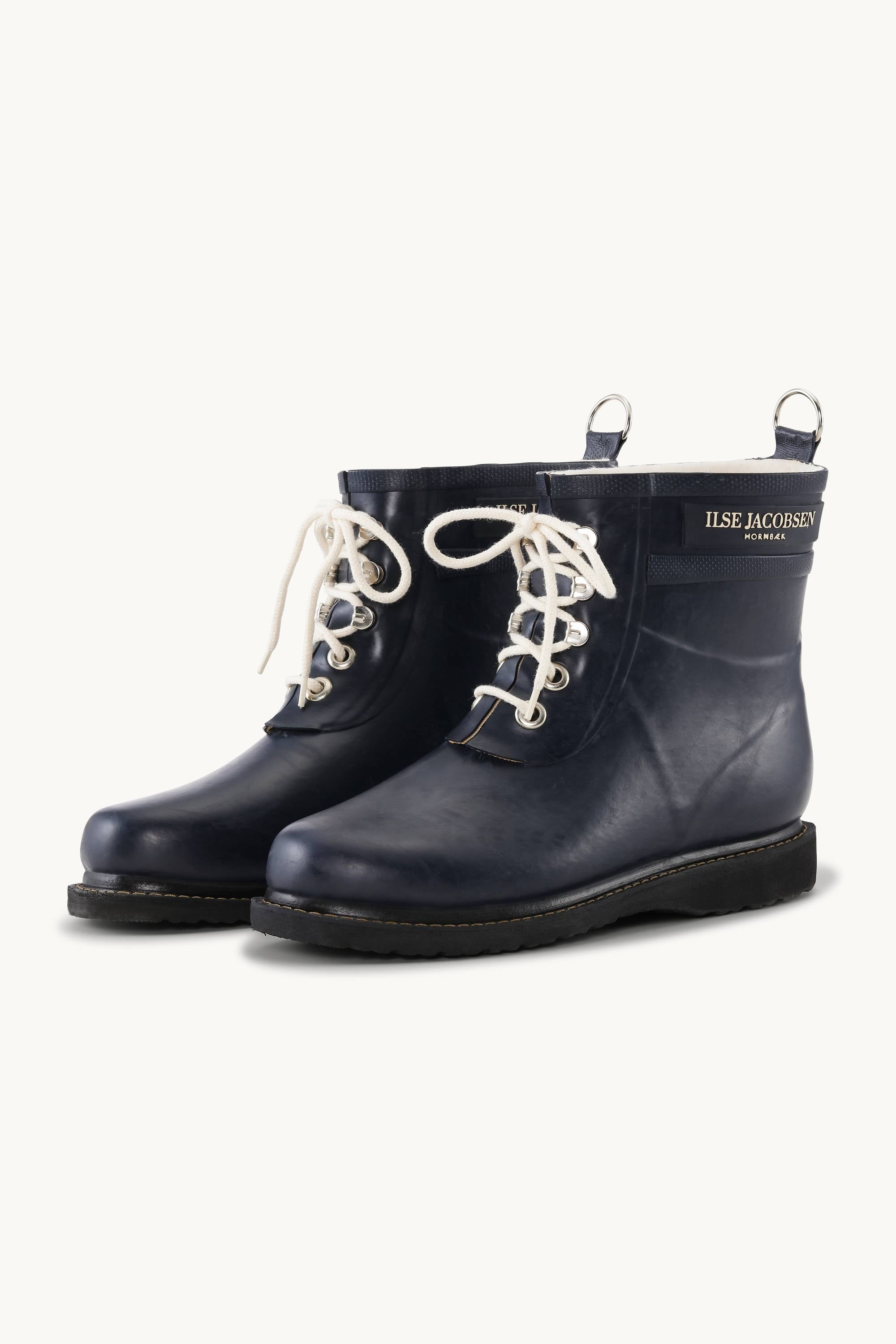 Short Rubber Boots - Dark Indigo