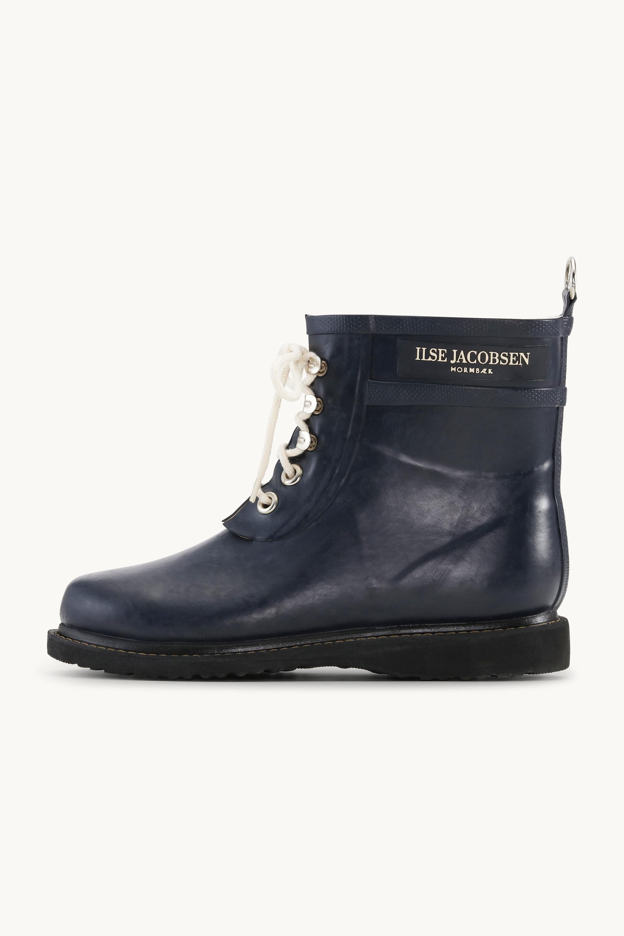 Short Rubber Boots - Dark Indigo