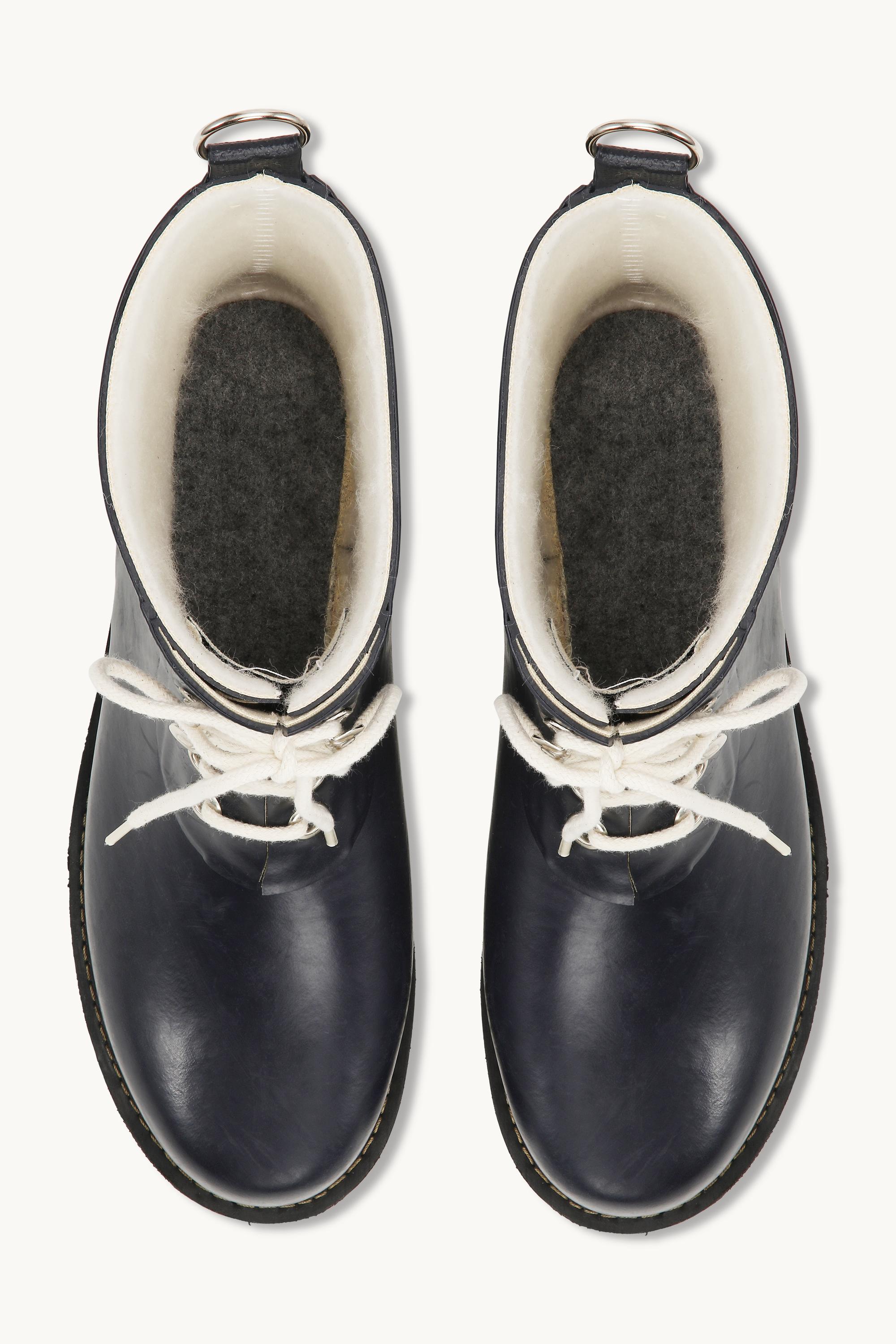 Short Rubber Boots - Dark Indigo