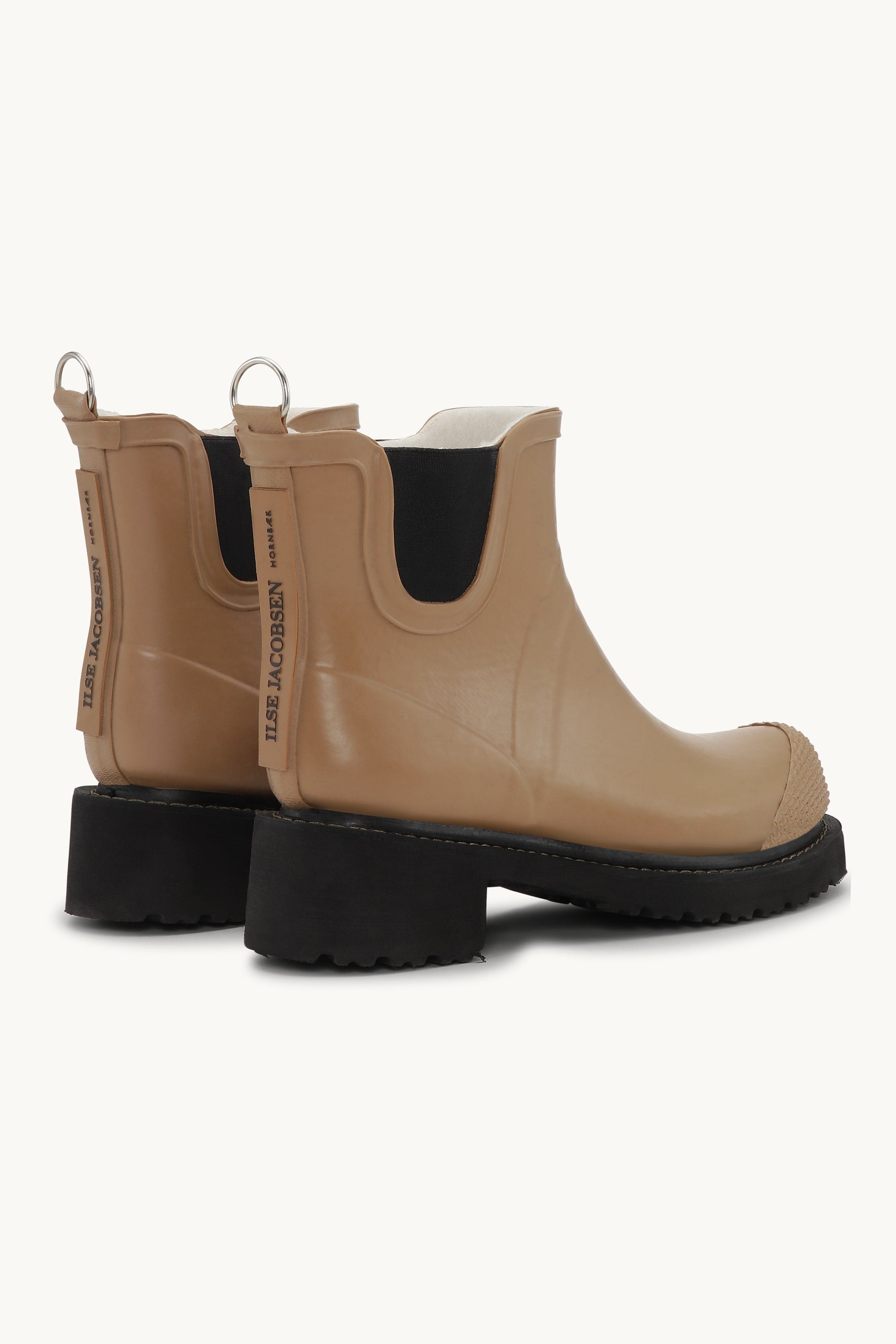 Bottes Courtes En Caoutchouc À Talon Haut - Loutre