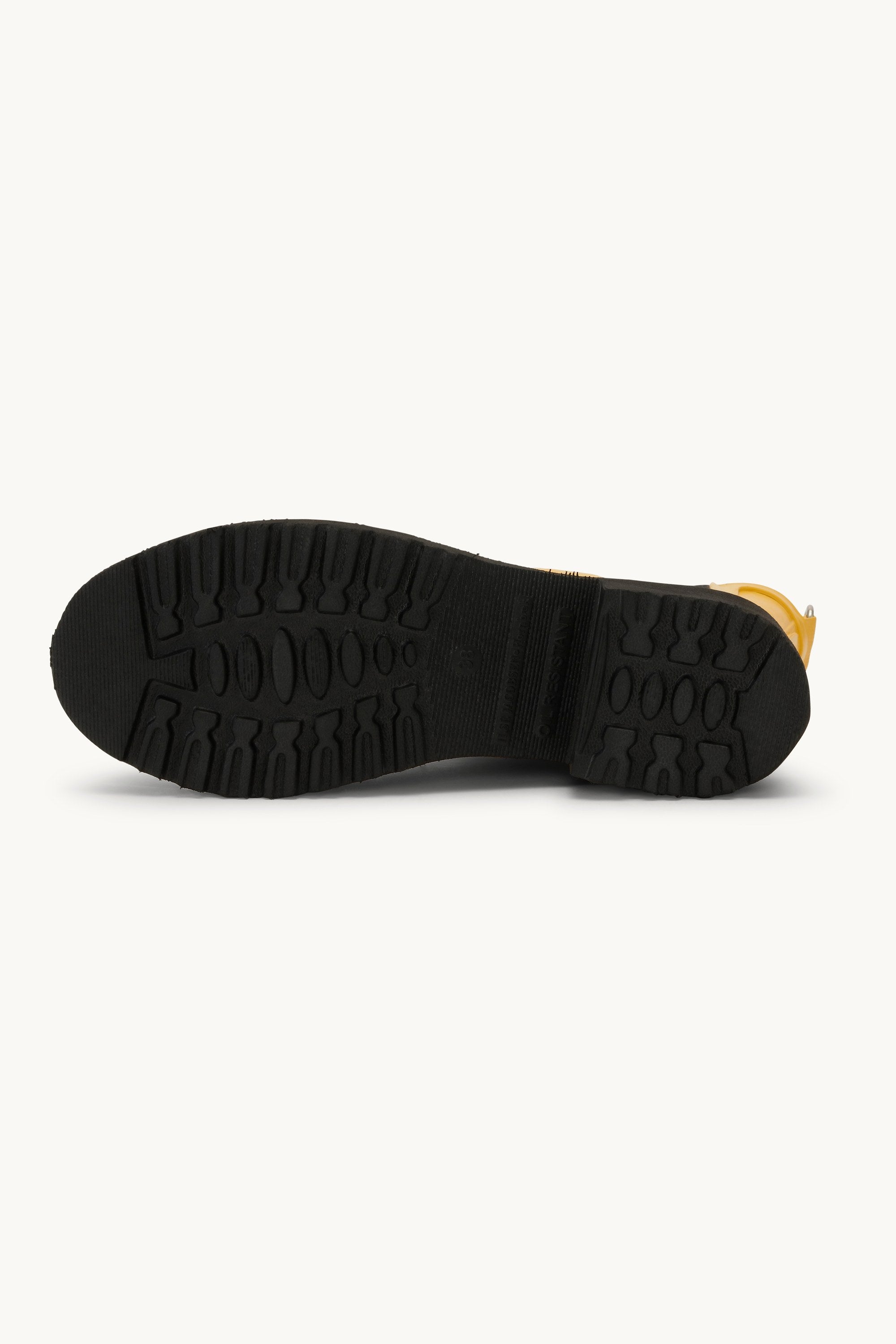 Bottes Courtes En Caoutchouc À Talon Haut - Cyber ​​Jaune