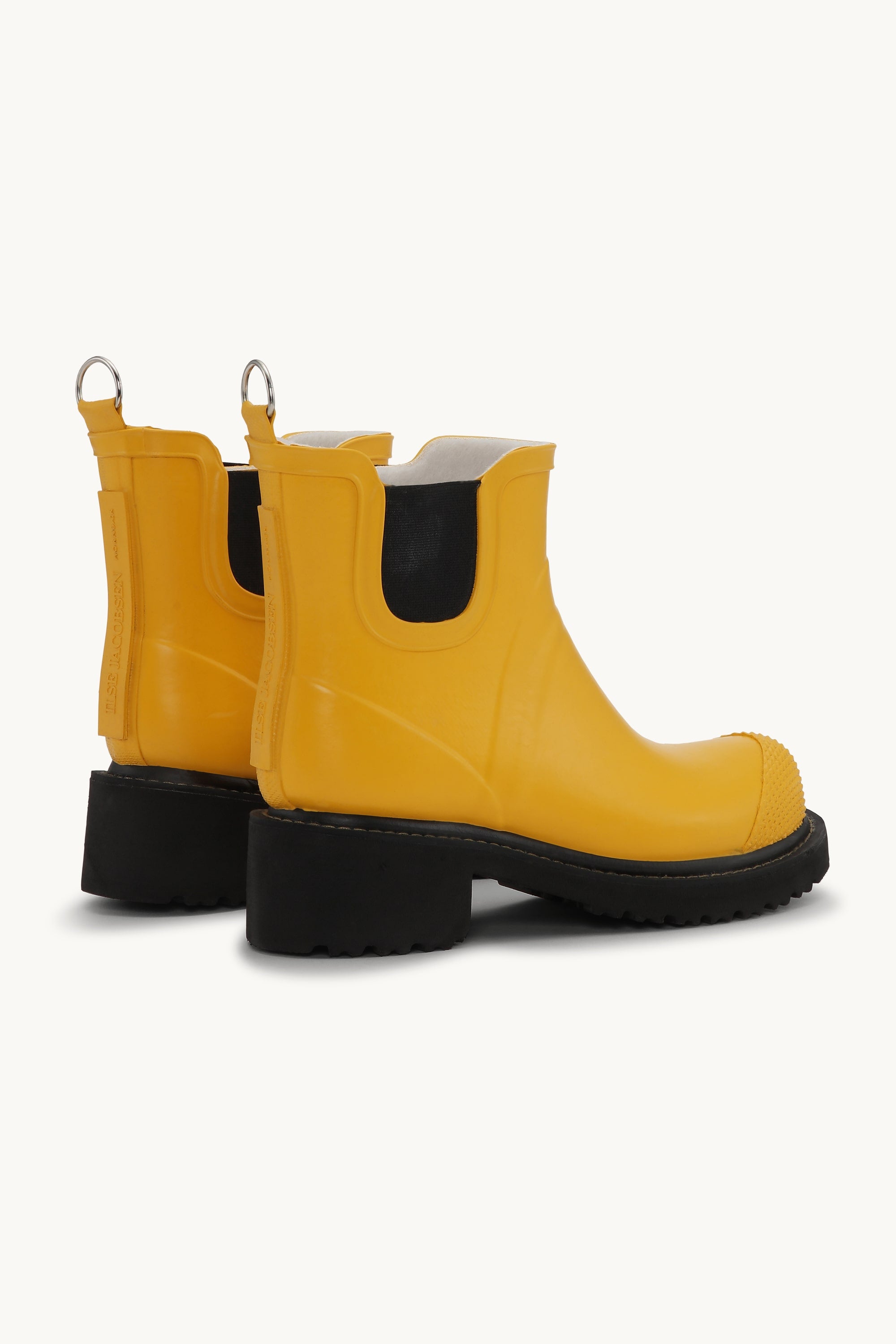 Bottes Courtes En Caoutchouc À Talon Haut - Cyber ​​Jaune