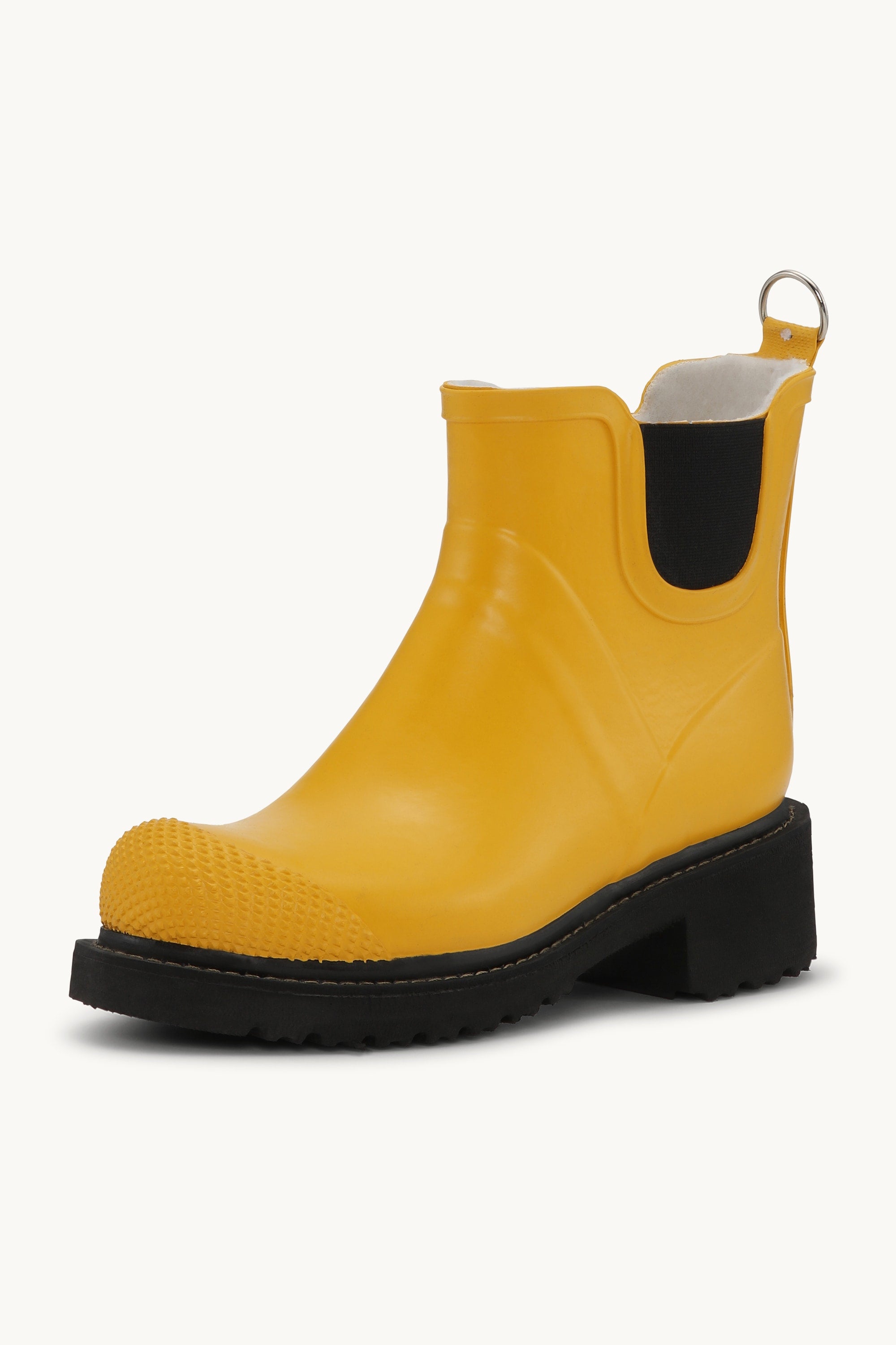Bottes Courtes En Caoutchouc À Talon Haut - Cyber ​​Jaune