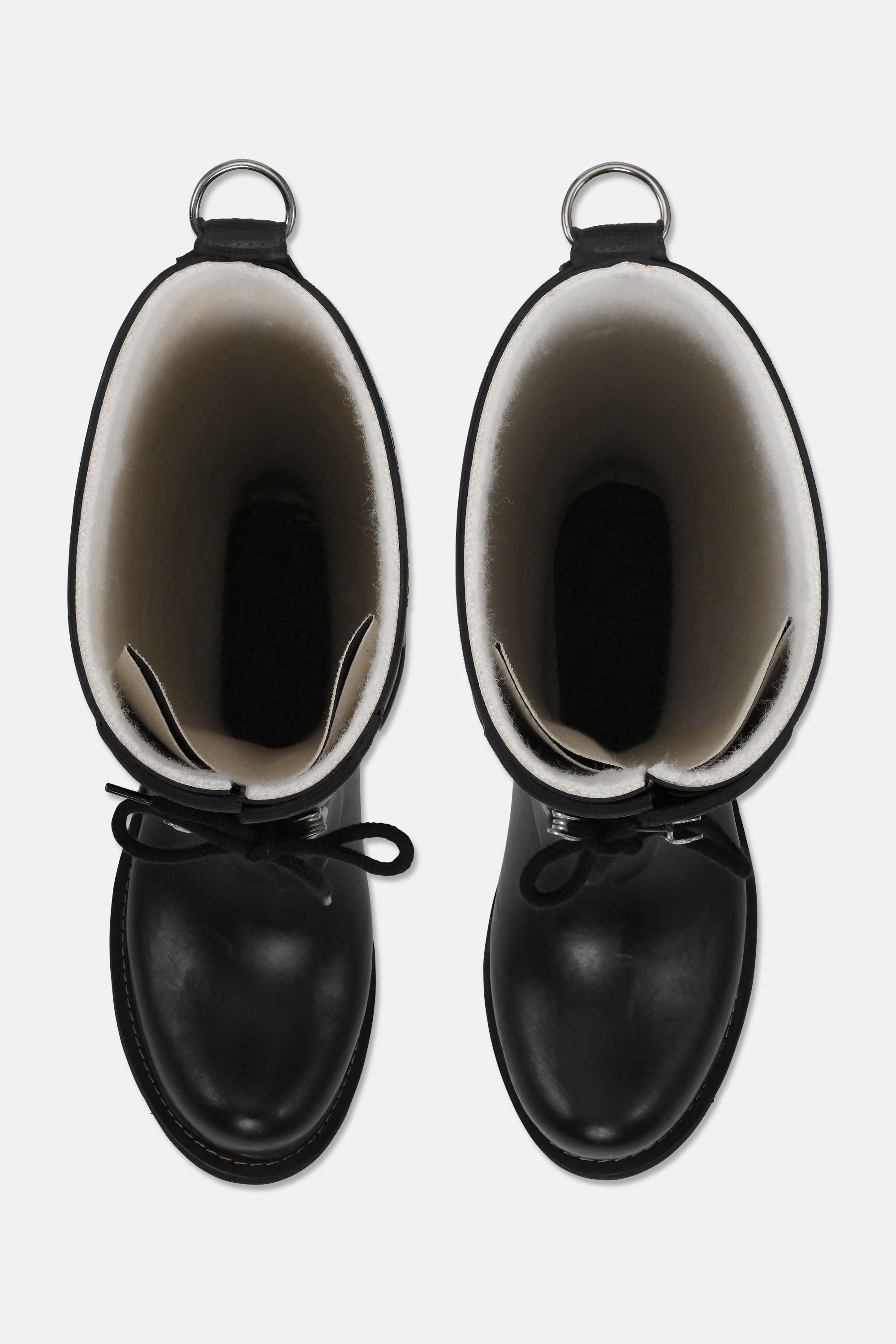 Long Rubber Boots - Black Black