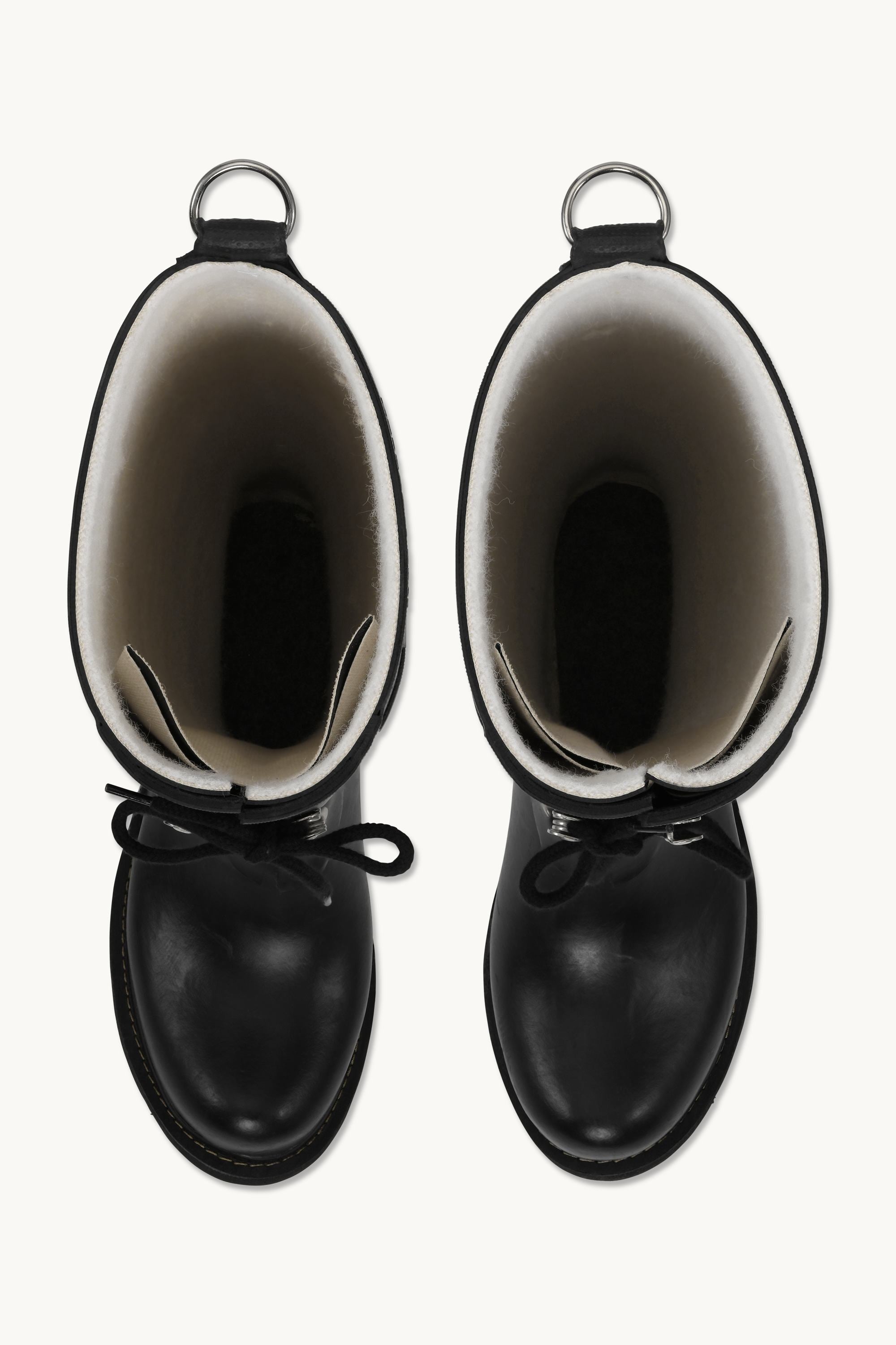 Long Rubber Boots - Black Black