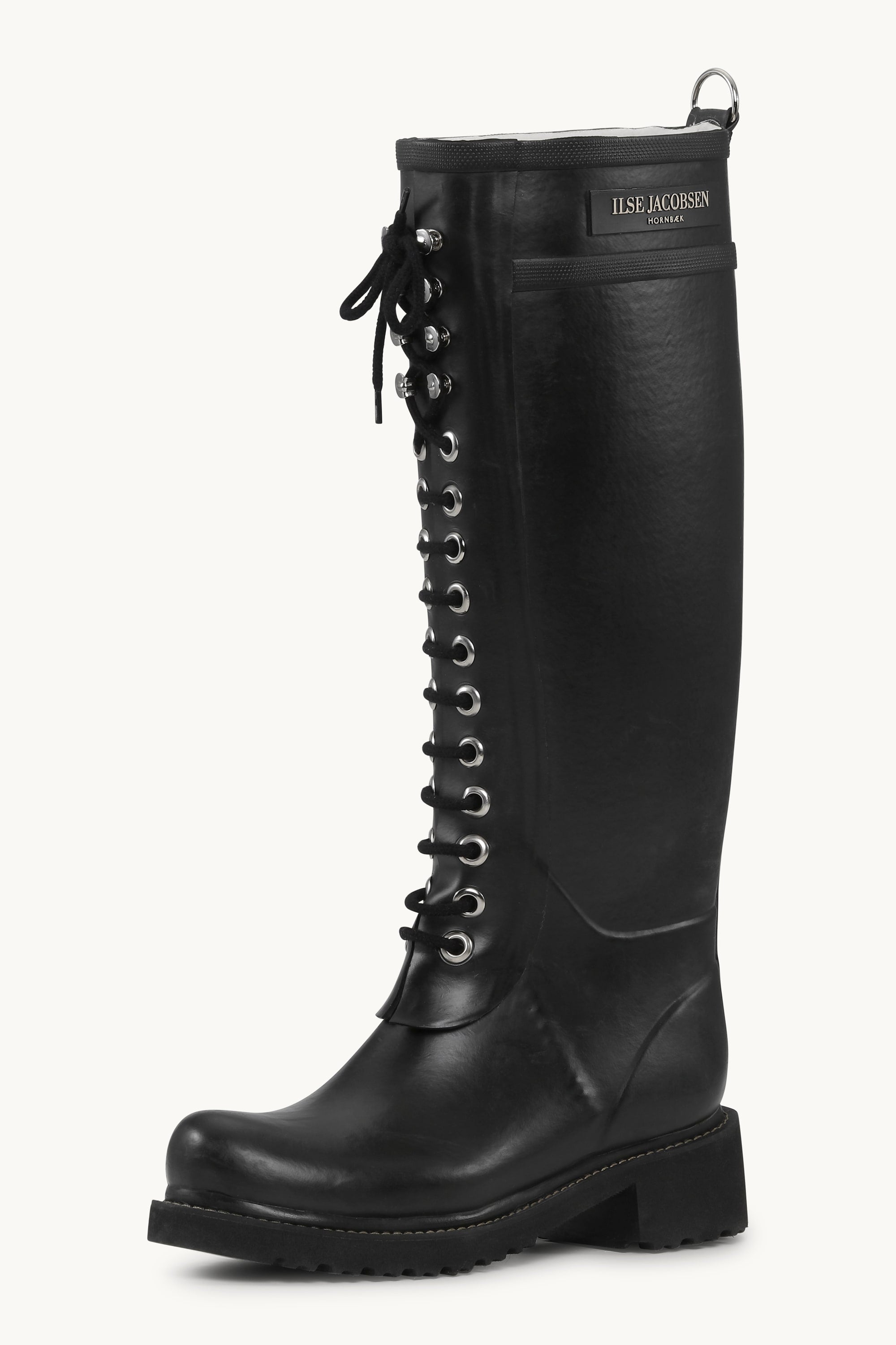 Long Rubber Boots - Black Black
