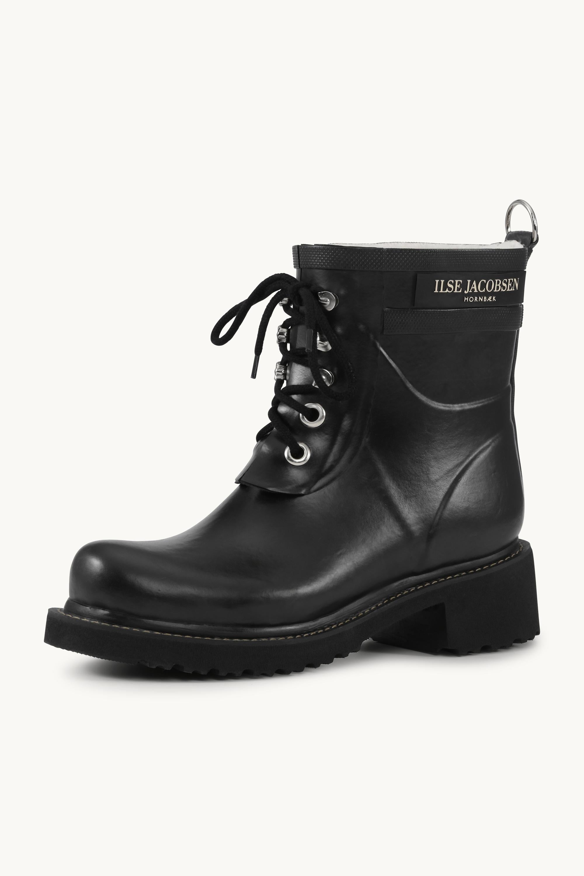 Short Rubber Boots - Black Black