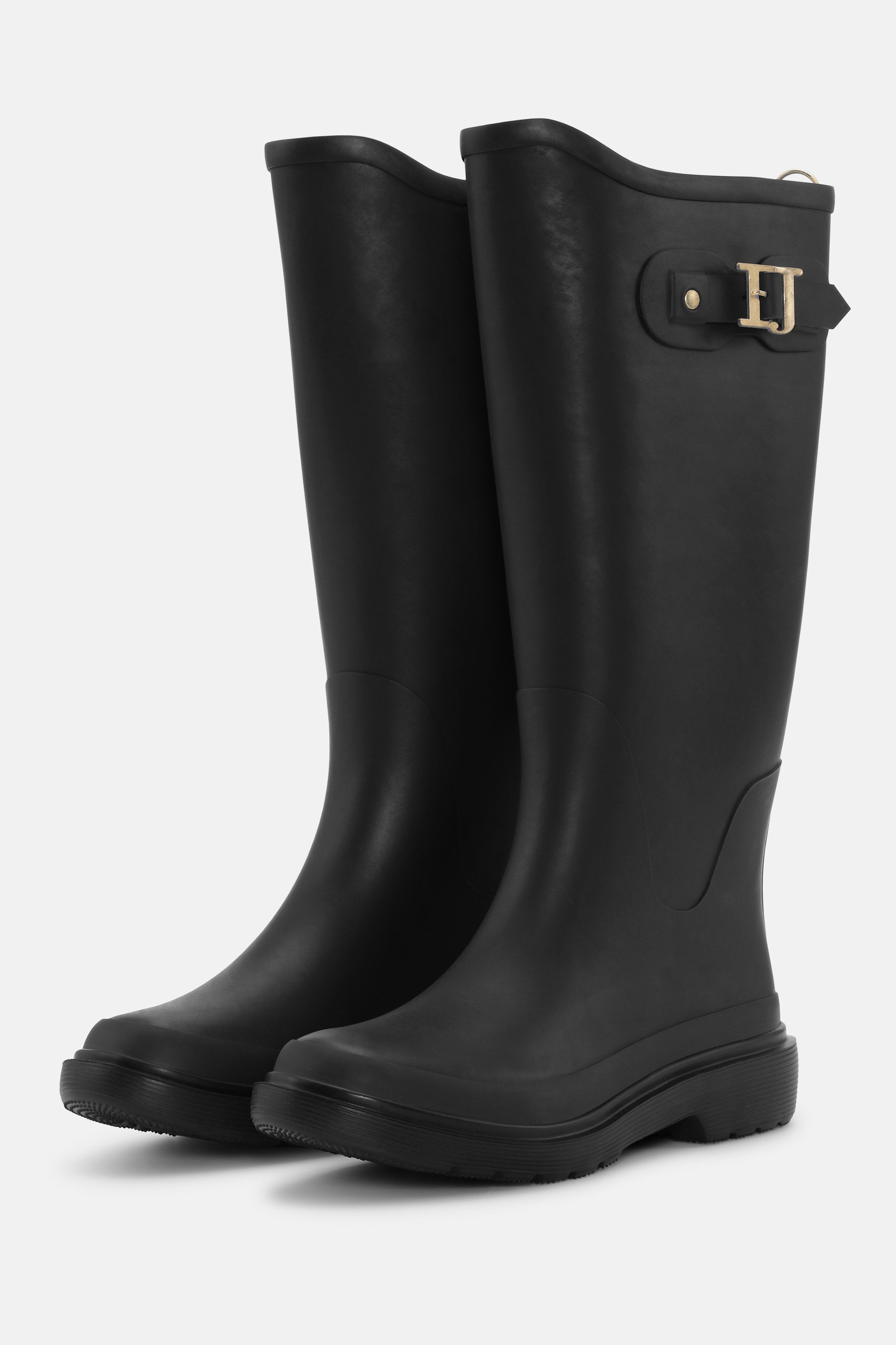 Long Rainboots - Black Black