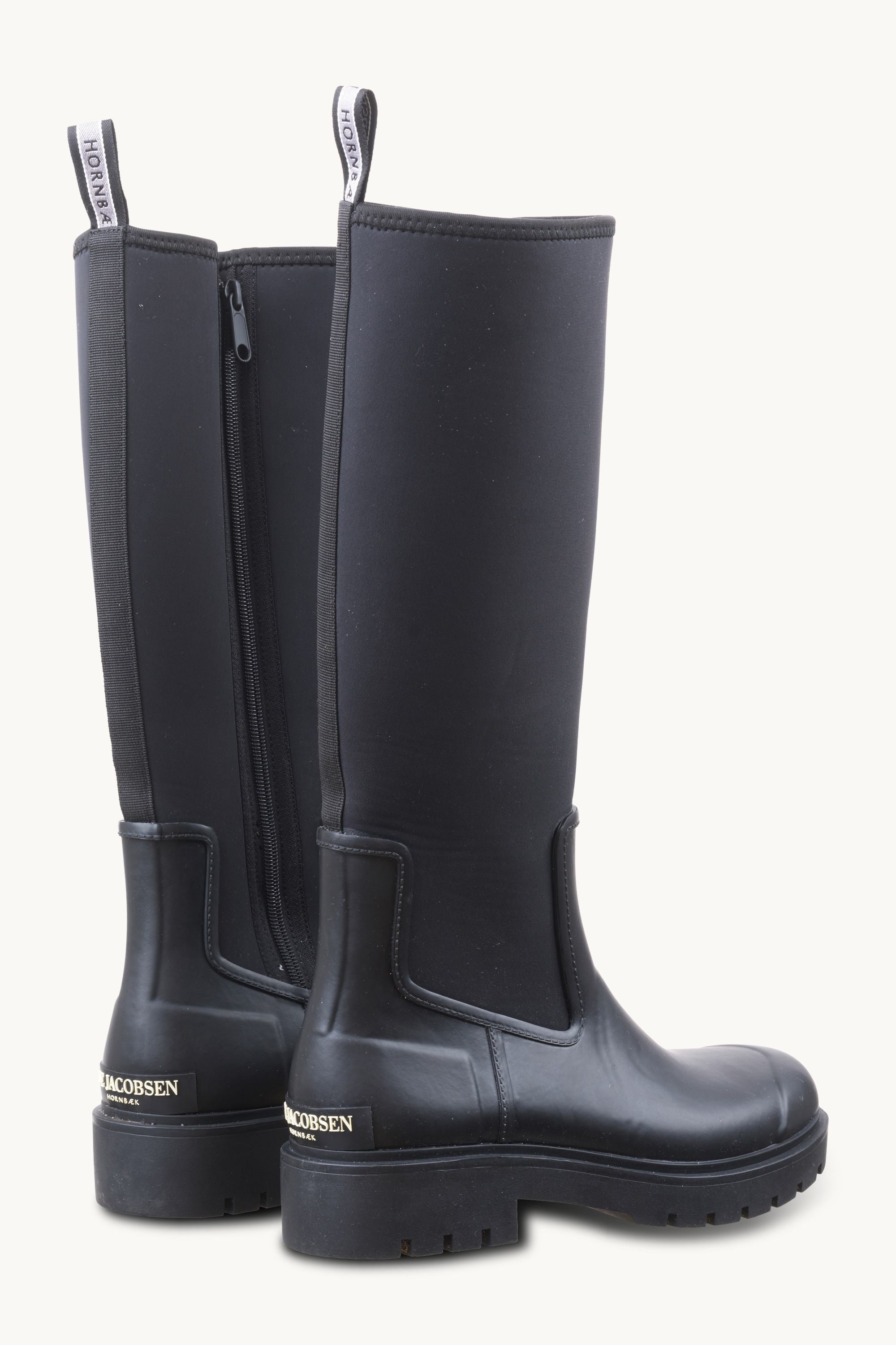 Neoprene Rain Boot - Black Black