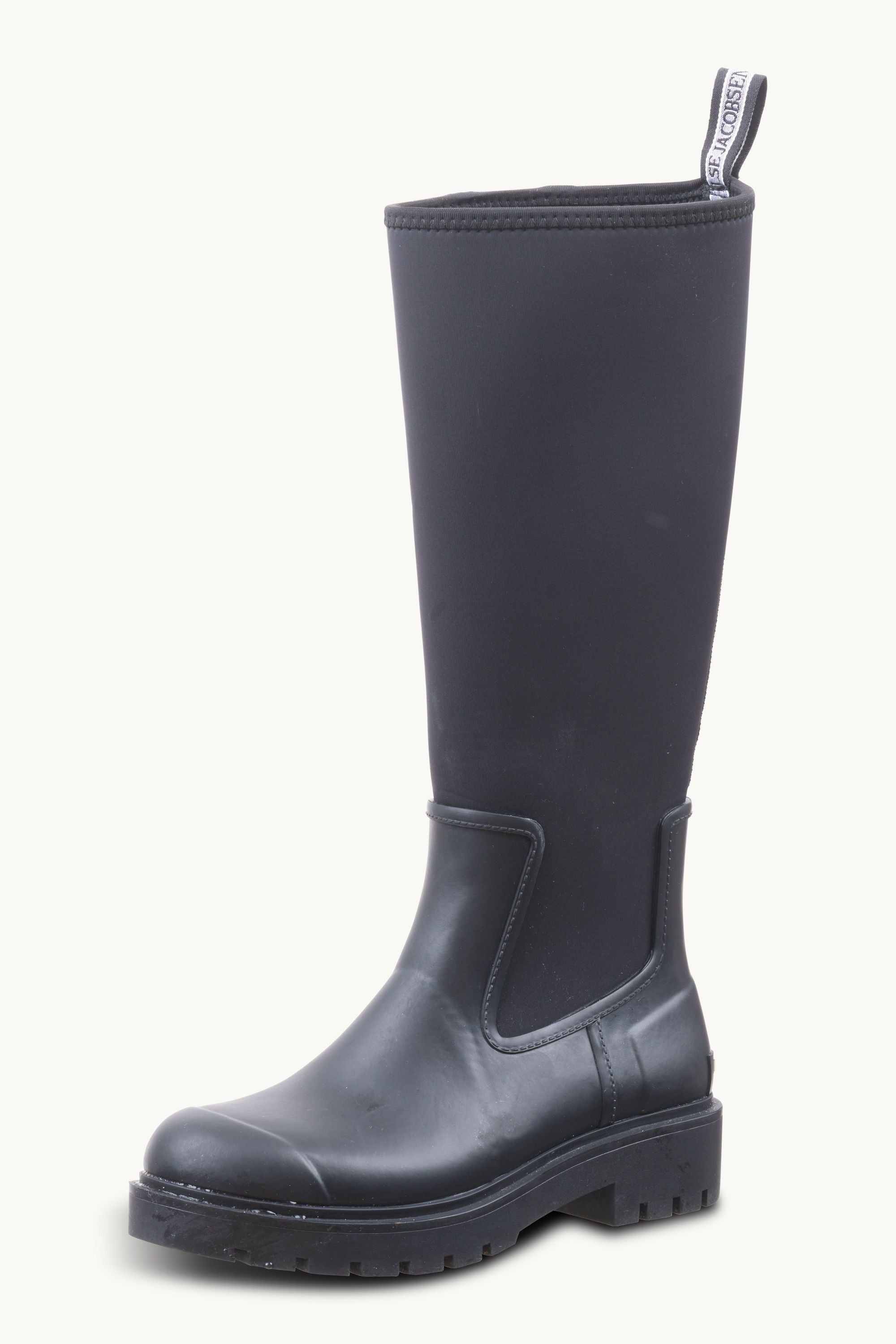 Neoprene Rain Boot - Black Black
