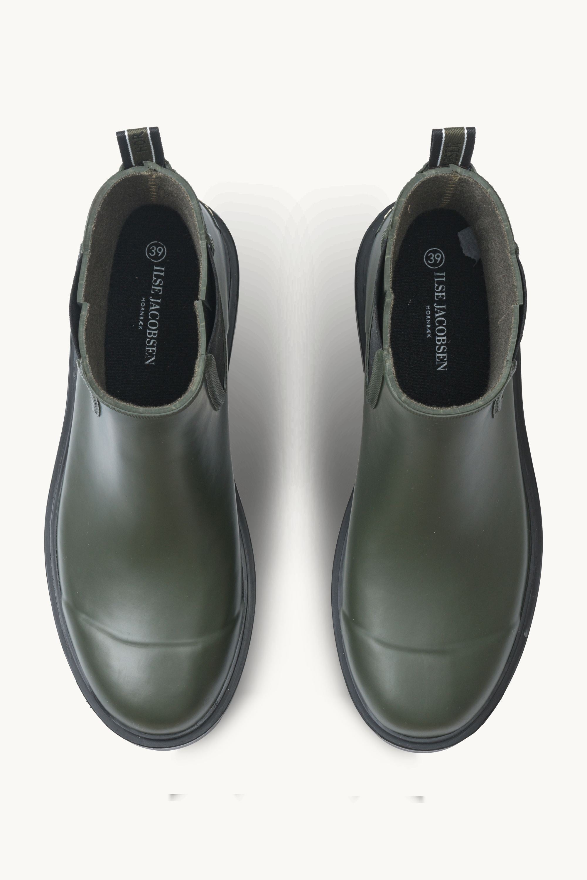 Chelsea Rain Boots - Army Black