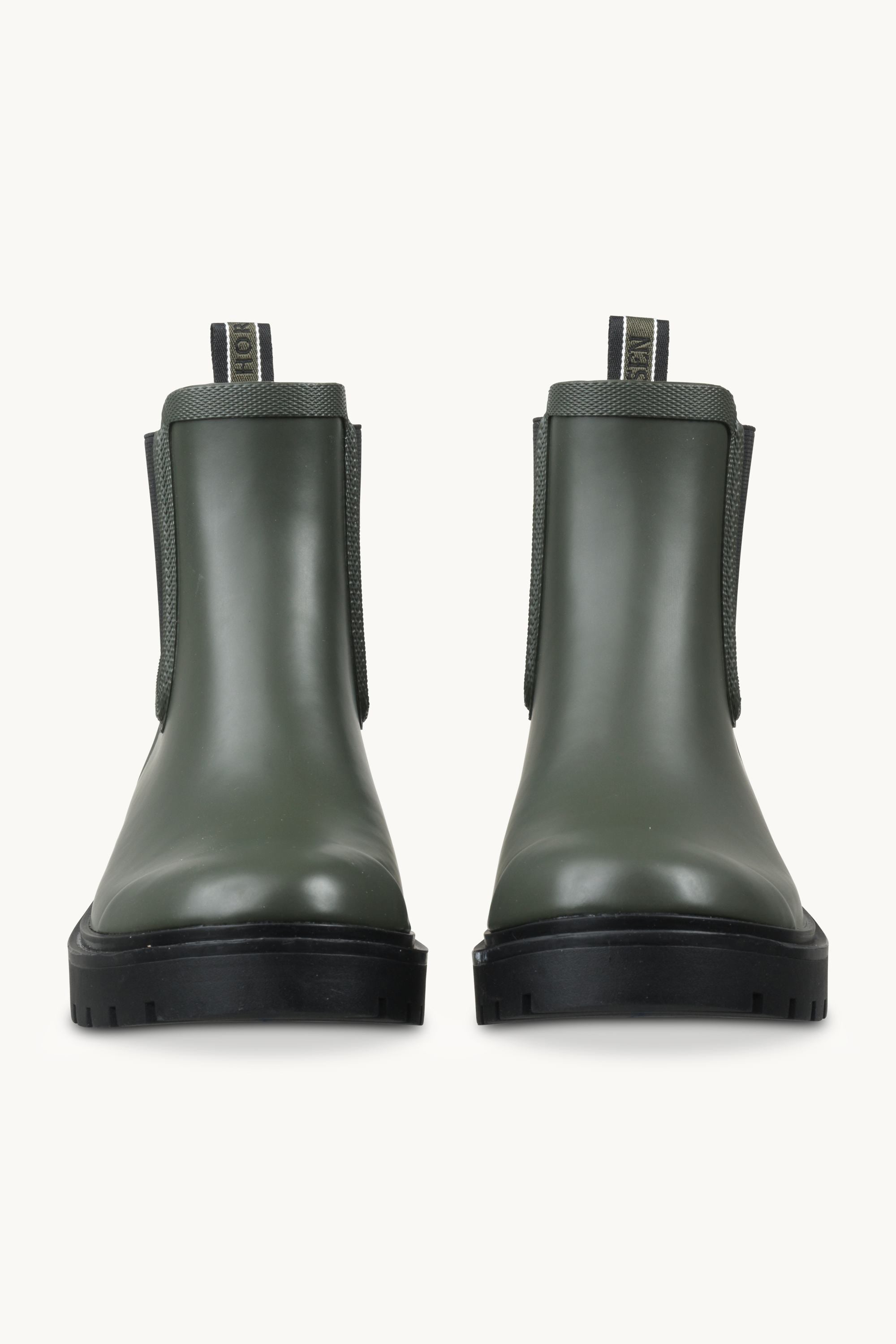 Chelsea Rain Boots - Army Black
