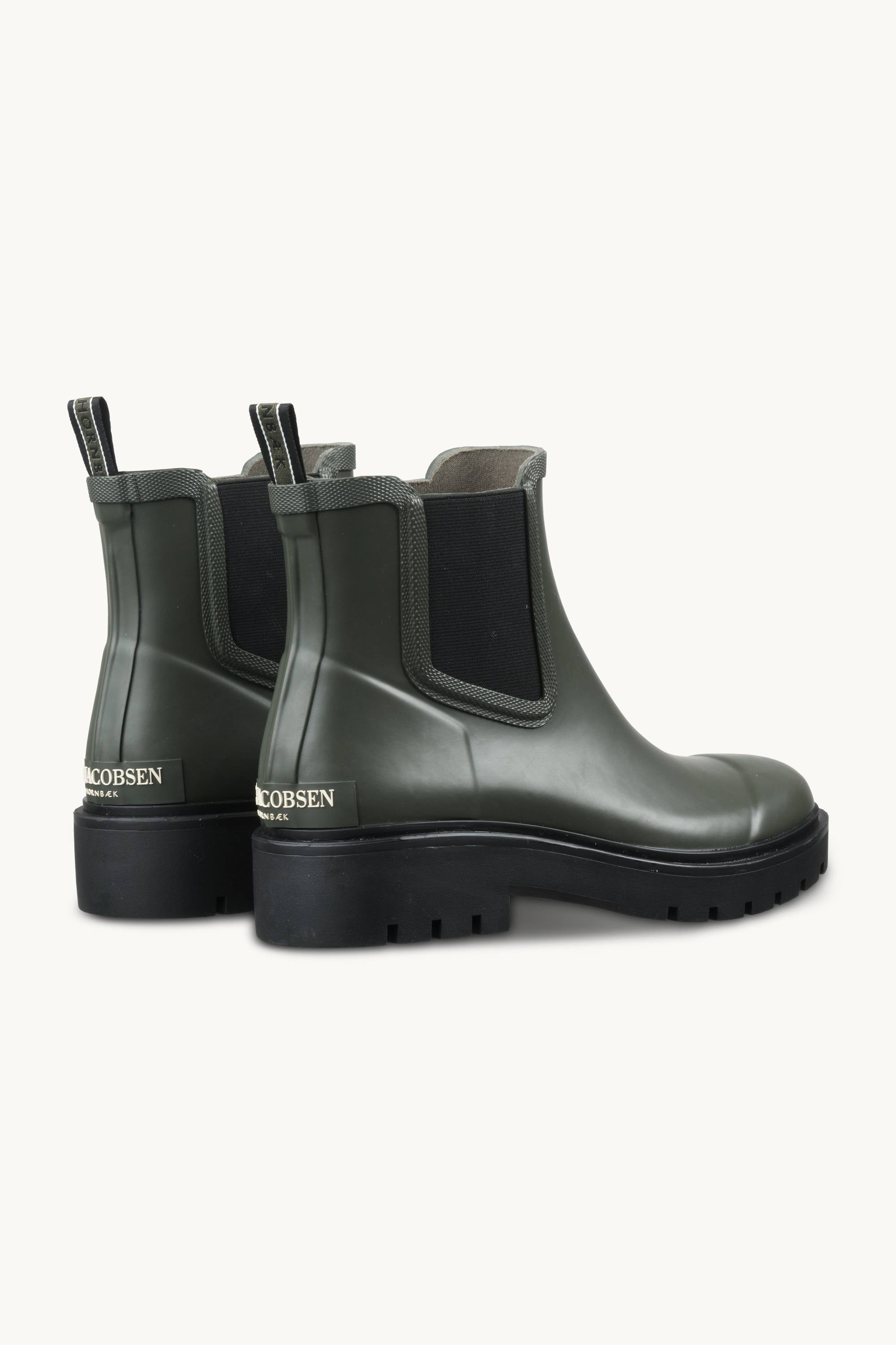 Chelsea Rain Boots - Army Black