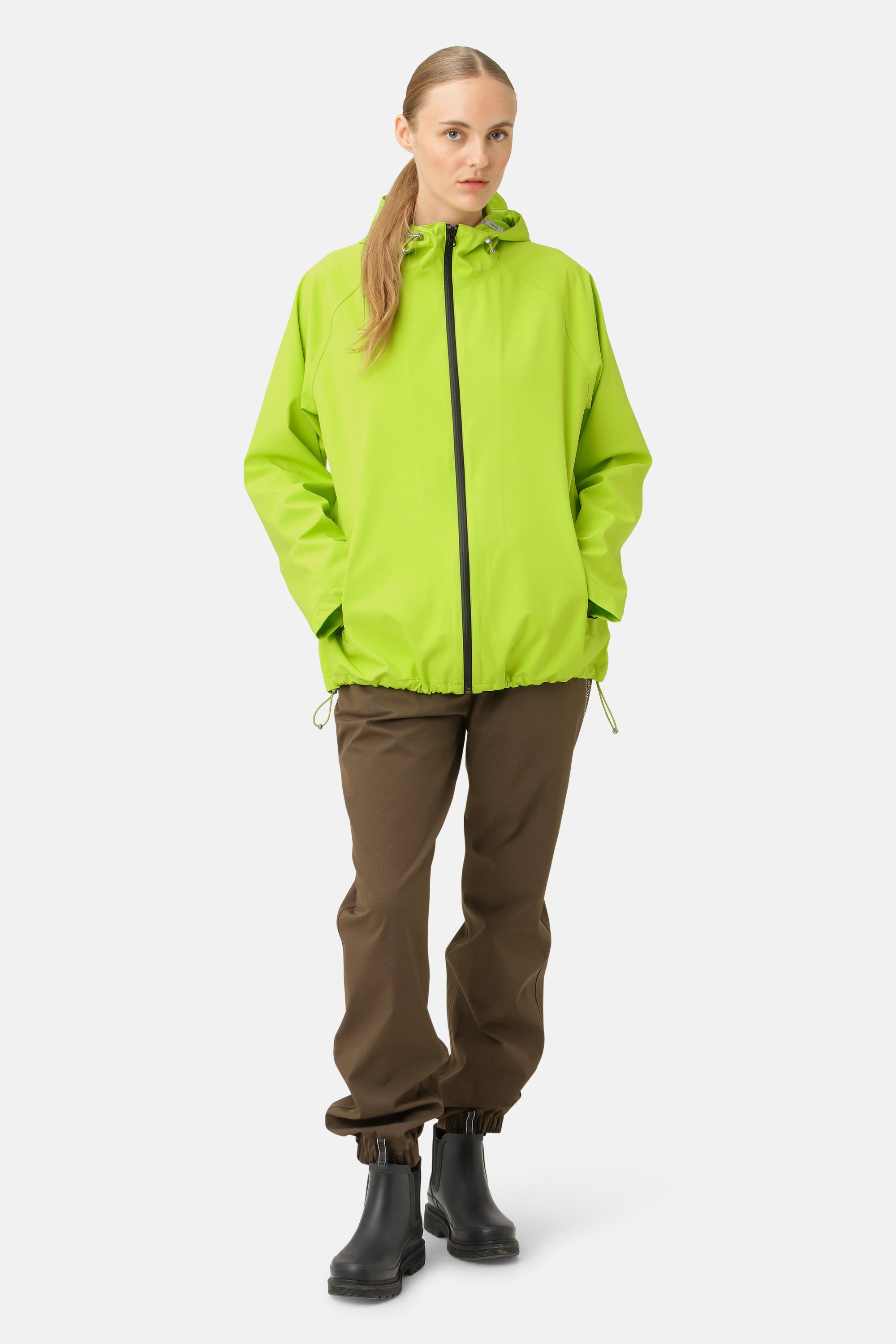 Ilse Jacobsen Hornbæk Rain Rain Jacket Rain jacket 480 Lime Green