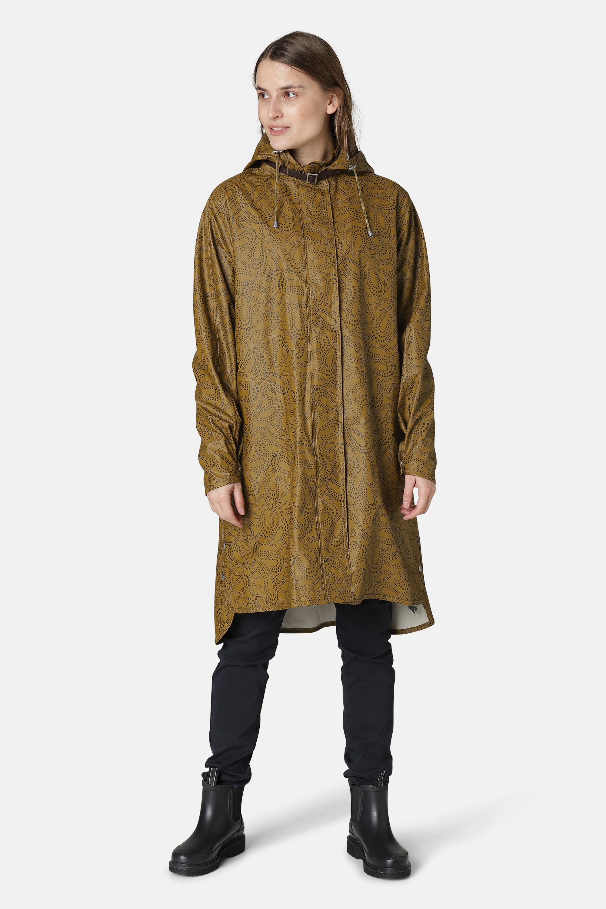 Ilse Jacobsen Hornbæk Rain Raincoat Raincoat 456 Washed Army