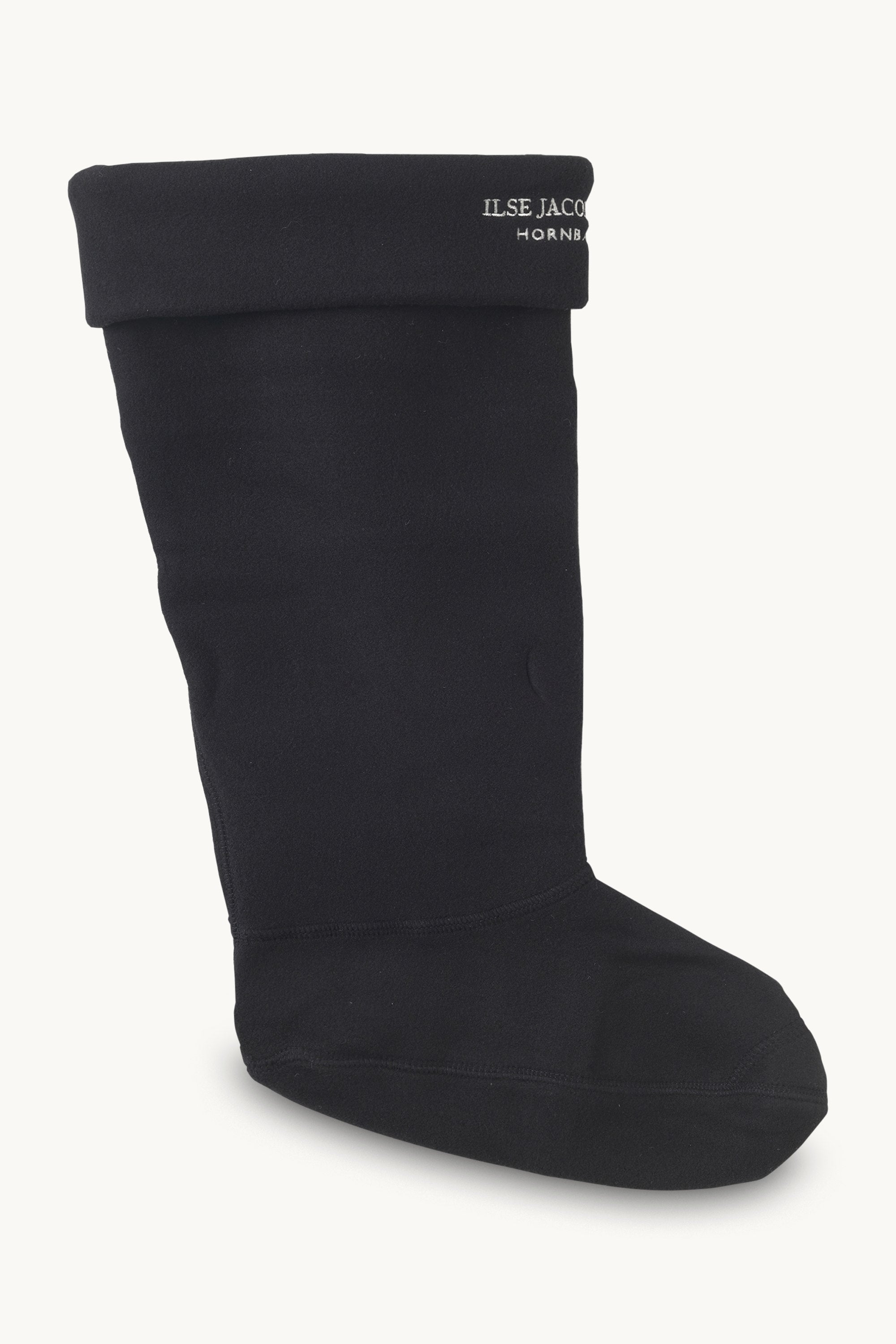 Chaussettes polaires pour bottes de pluie longues RUB1 - Noir Crème