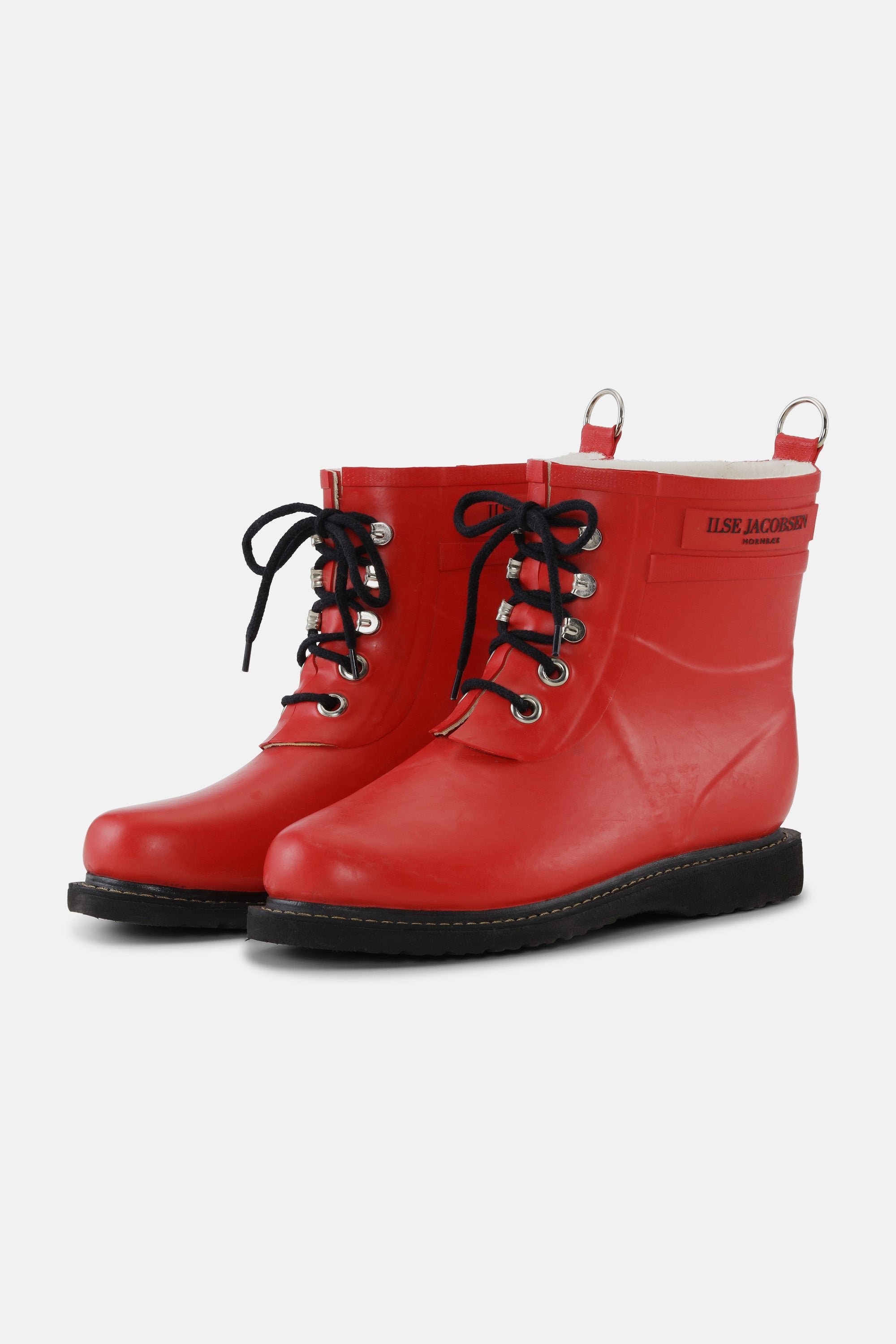 Ilse Jacobsen Hornbæk Footwear Short Rubber Boots Rain boots 303 Deep Red