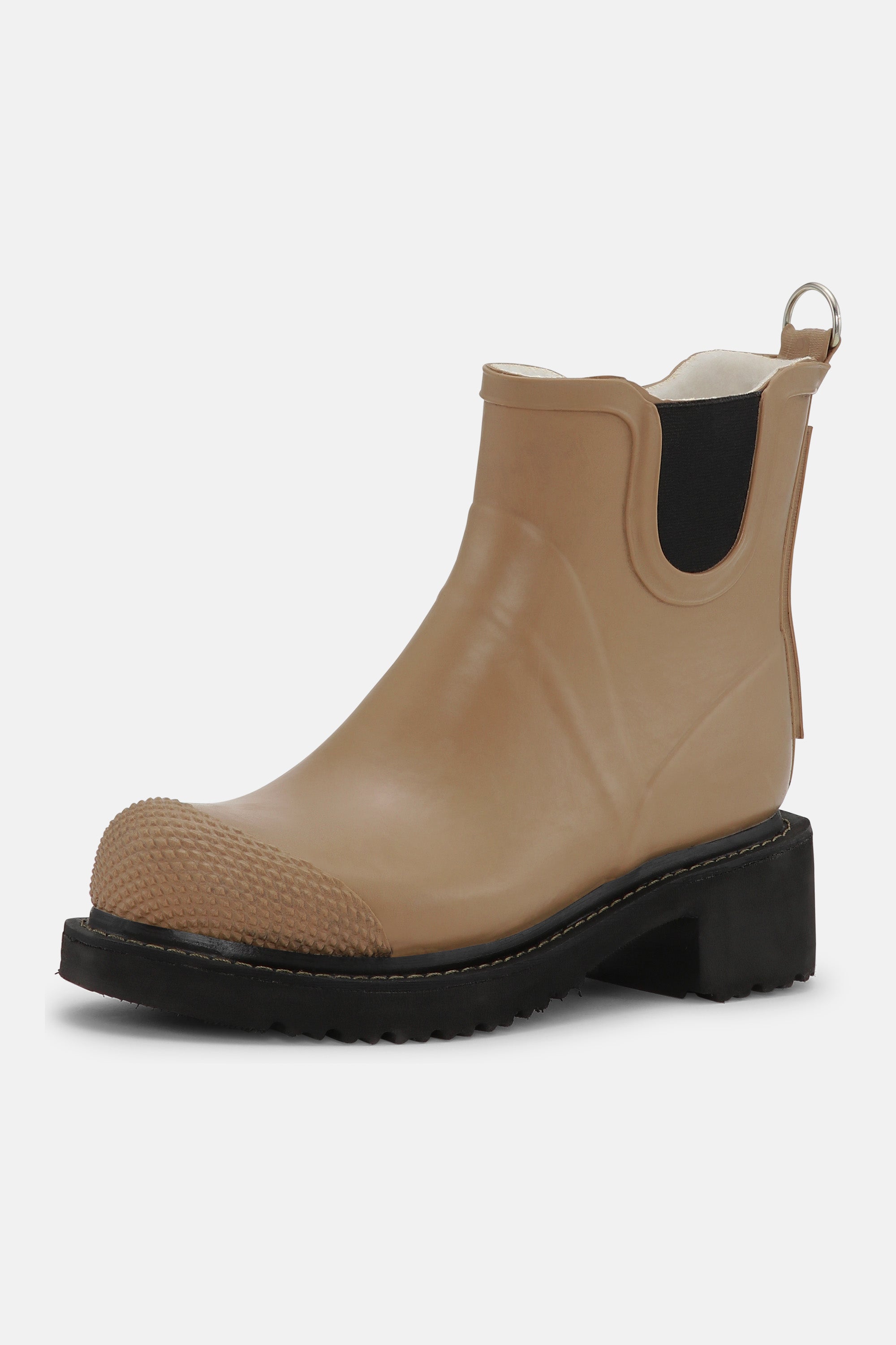 Ilse Jacobsen Hornbæk Footwear Short Rubber Boots With High Heel Rain boots 224 Otter