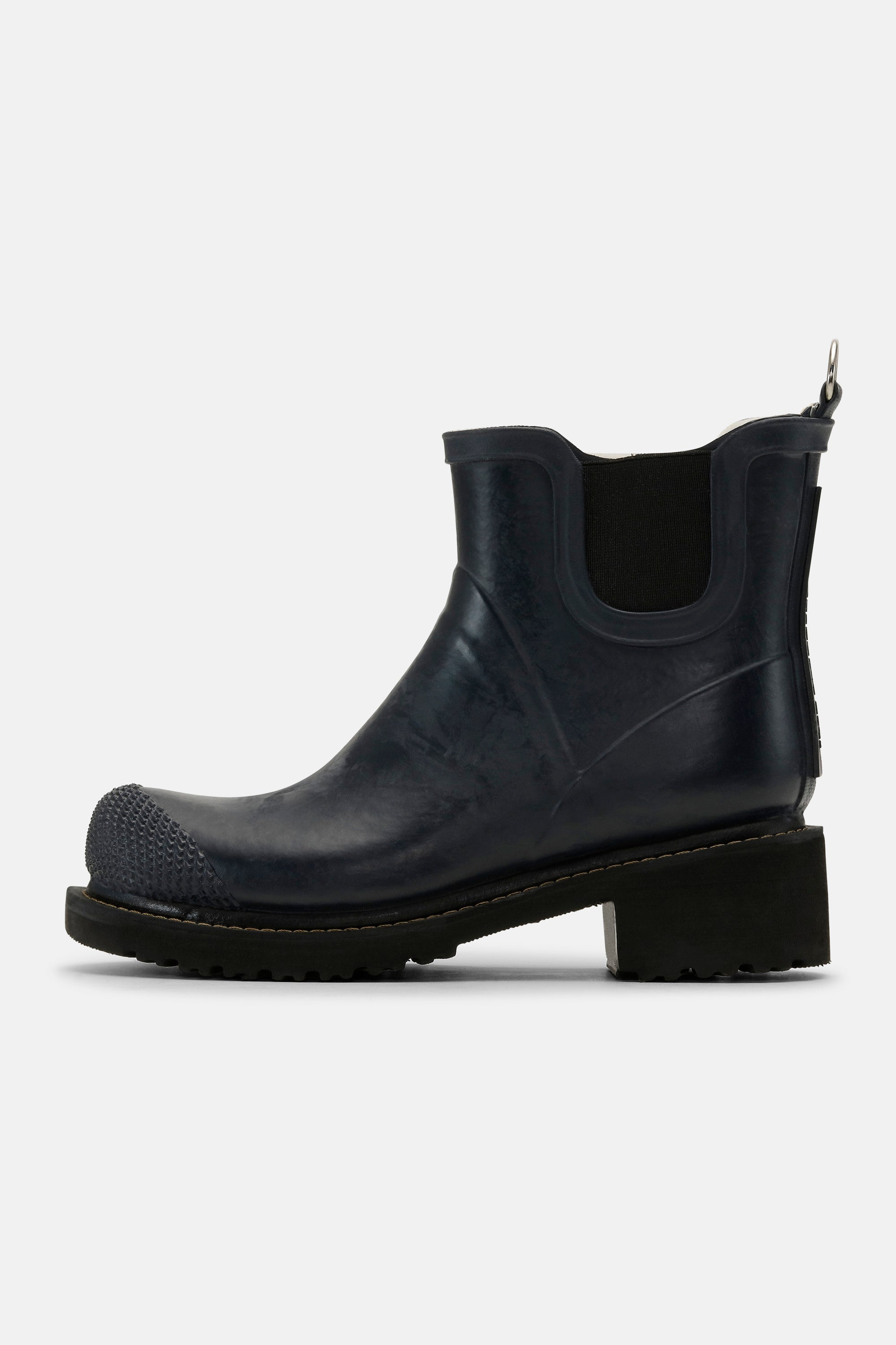 Ilse Jacobsen Hornbæk Footwear Short Rubber Boots With High Heel Rain boots 660 Dark Indigo