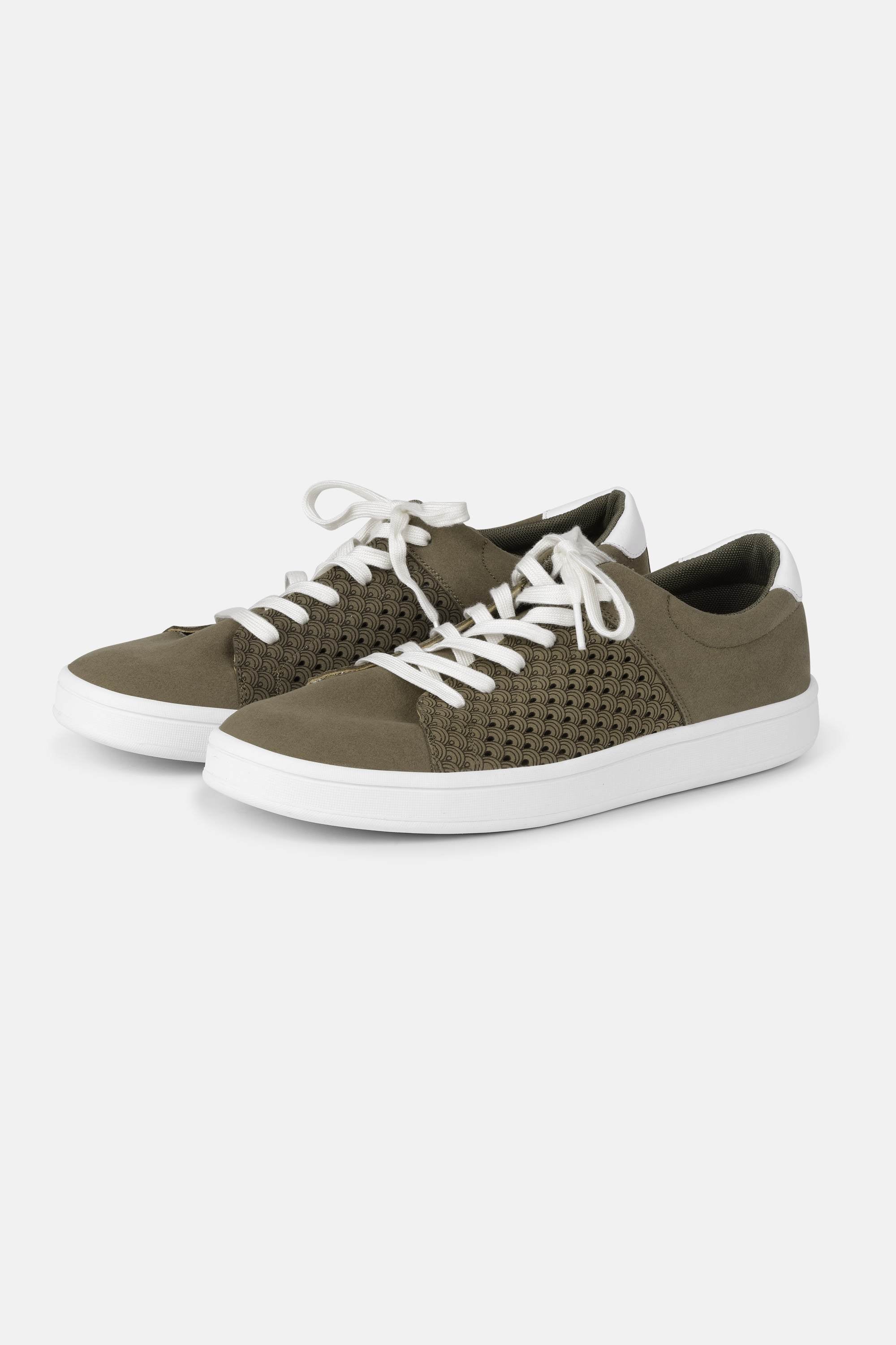 City Sneaker Men - Deep Olive White