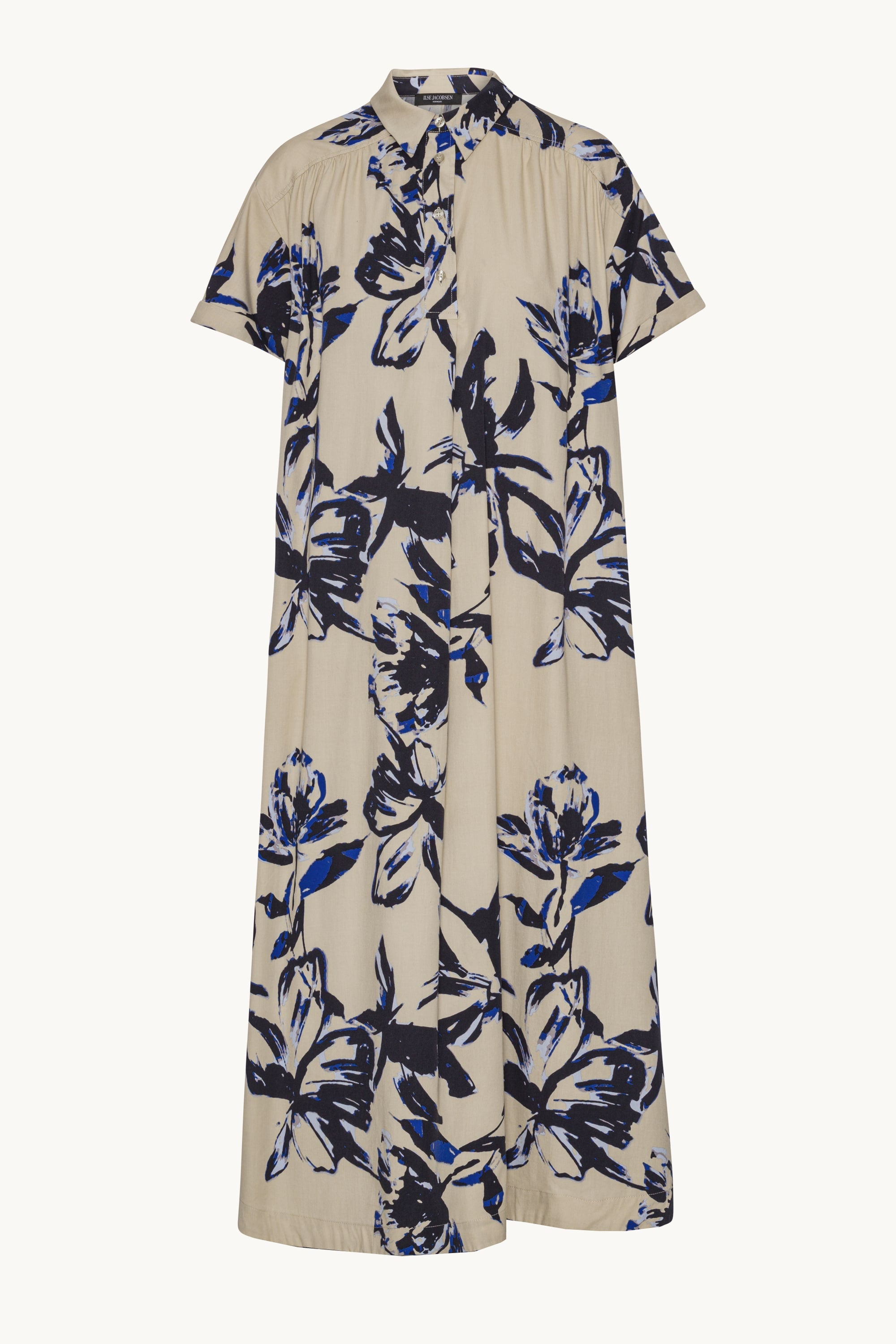 Robe Longue A-ligne - Sand Artsy Stroke Flower